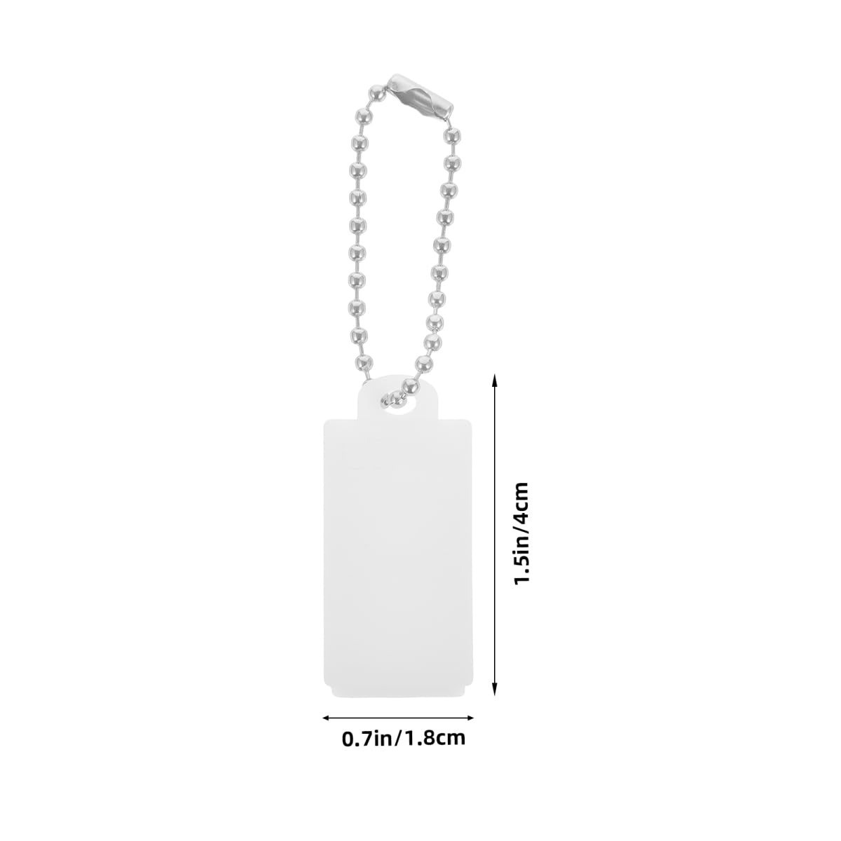 Portable Hearing Aid Battery Storage Case, 5-Pack with Keychain