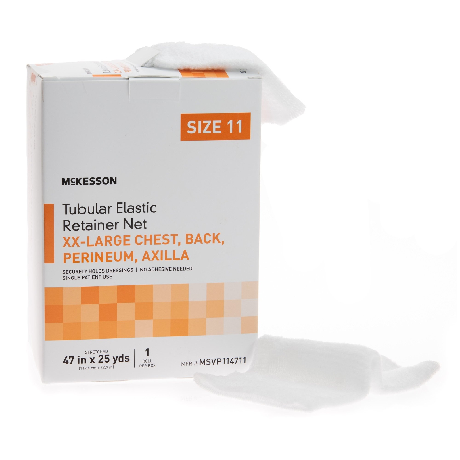 McKesson Elastic Net Retainer Dressing 47″ x 25 Yd Size 11 10 per Case