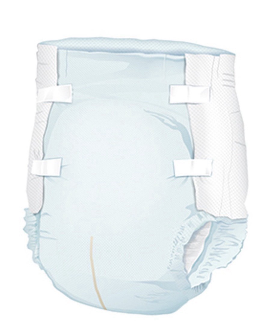 72-count McKesson Super Briefs. Size L. Moderate Absorbency, PremiumOdor Control