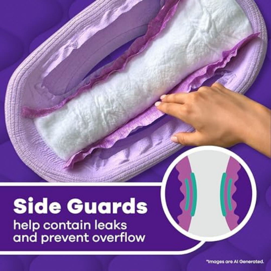 MaxiProtect Adult Diapers for Women, Incontinence Underwear, Scented, Postpar…