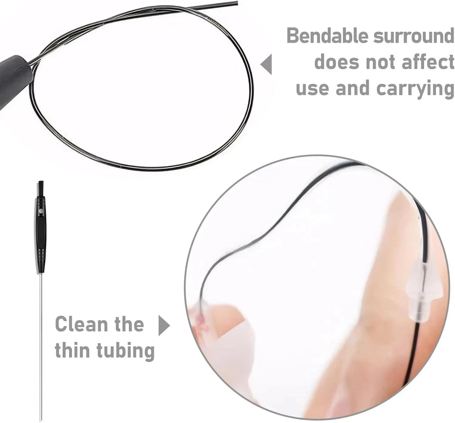 13-Piece Hearing Aid Cleaning Kit Tools Brush Magnifier Screwdriver Storage Bag