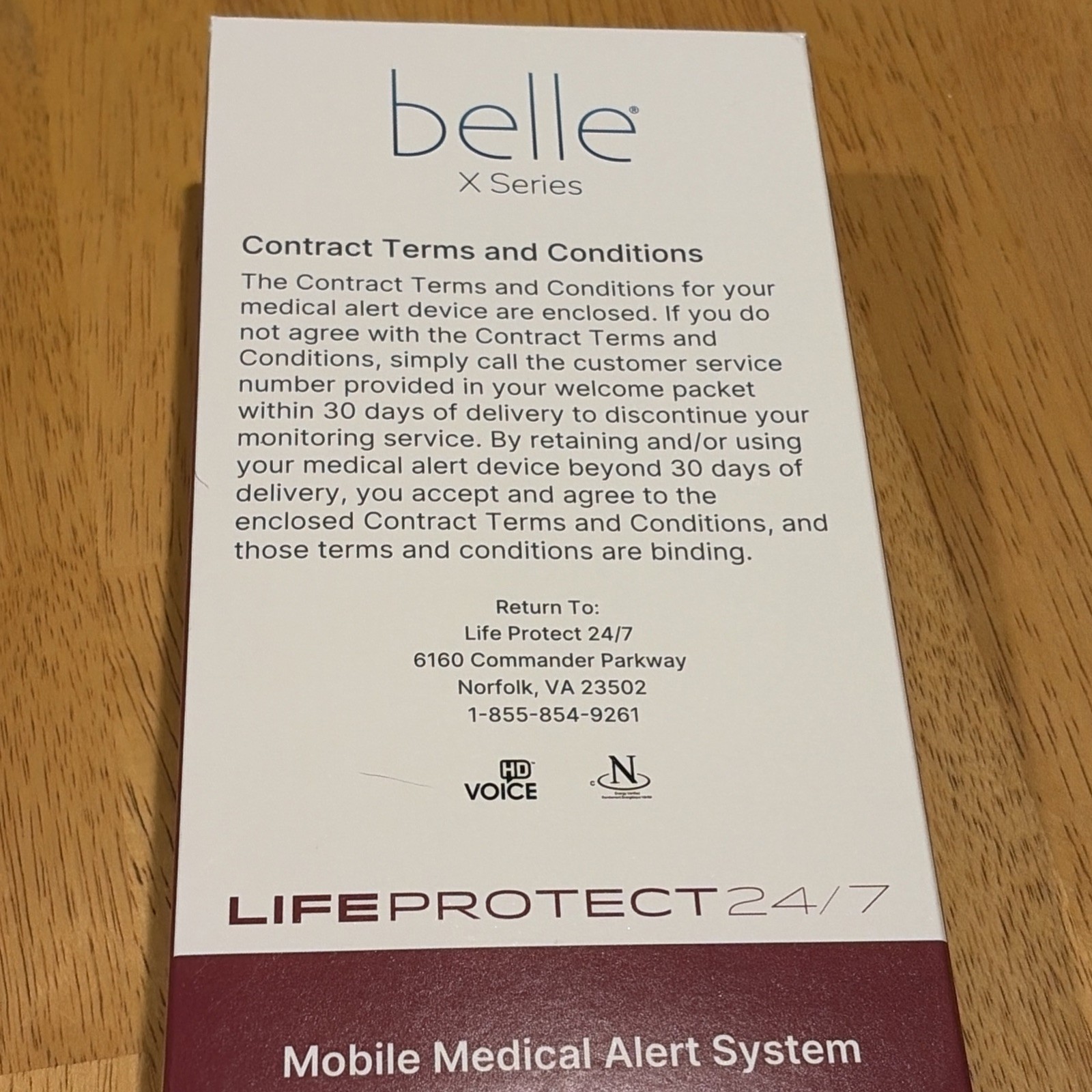 Belle X-Series Black 4G Life Protect 24/7 Mobile Medical Alert System New READ