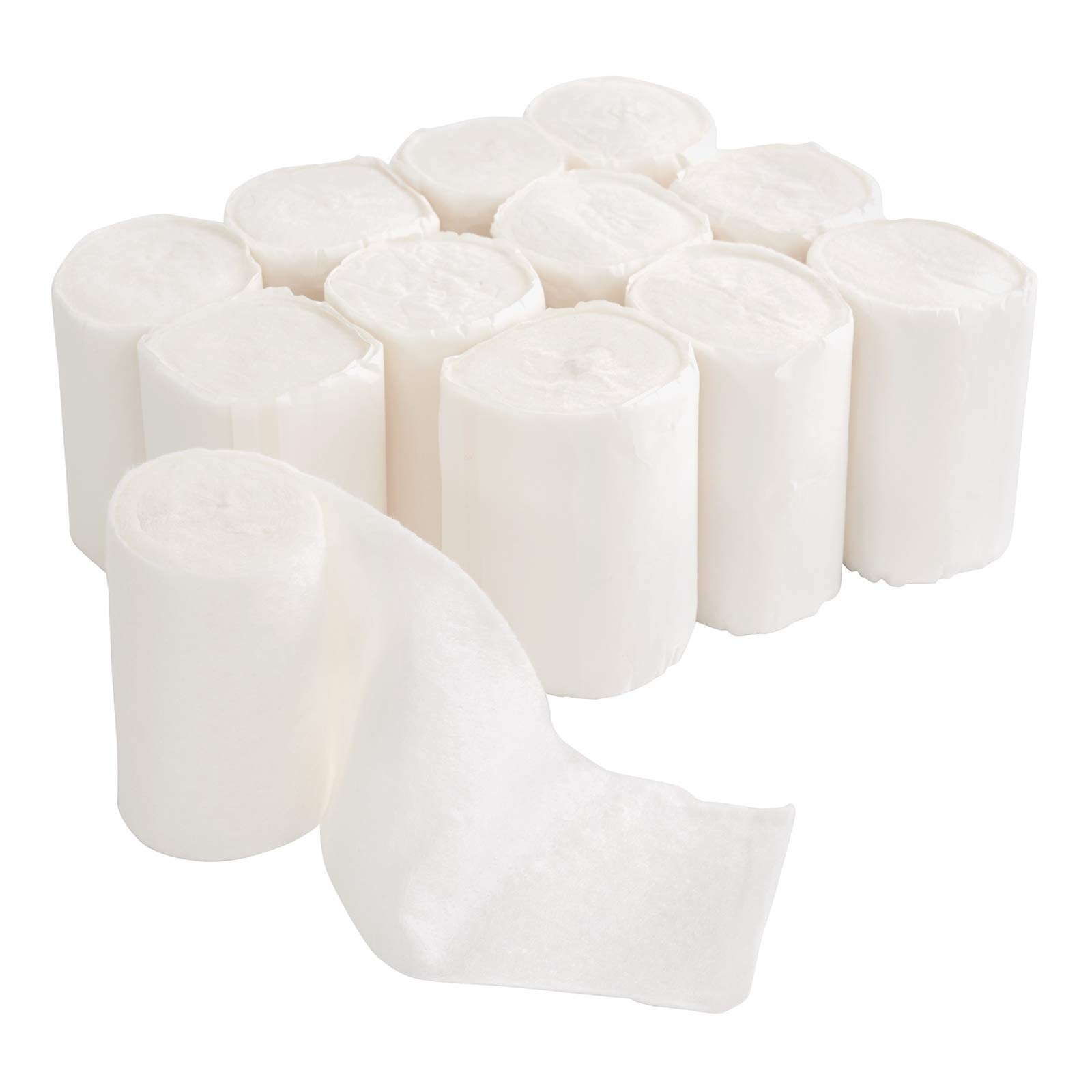 Rolyan Rayon Cast Padding 4 X 4 Yards Set Of 12 Rolls Cast Pre Wrap For Skin