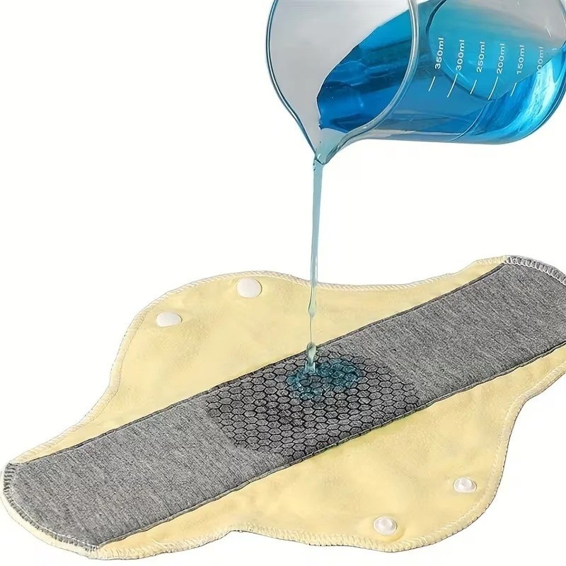 4Pcs Leak-Proof Washable Reusable Adult Diaper Panties Feminine Hygiene Period