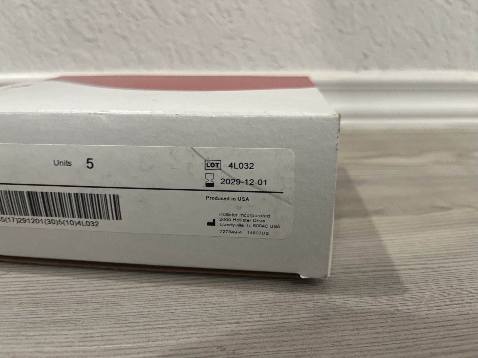 5 Hollister 14803 New Image Skin Barrier, Convex, Tape 2 1/4” (57mm) Exp 2028