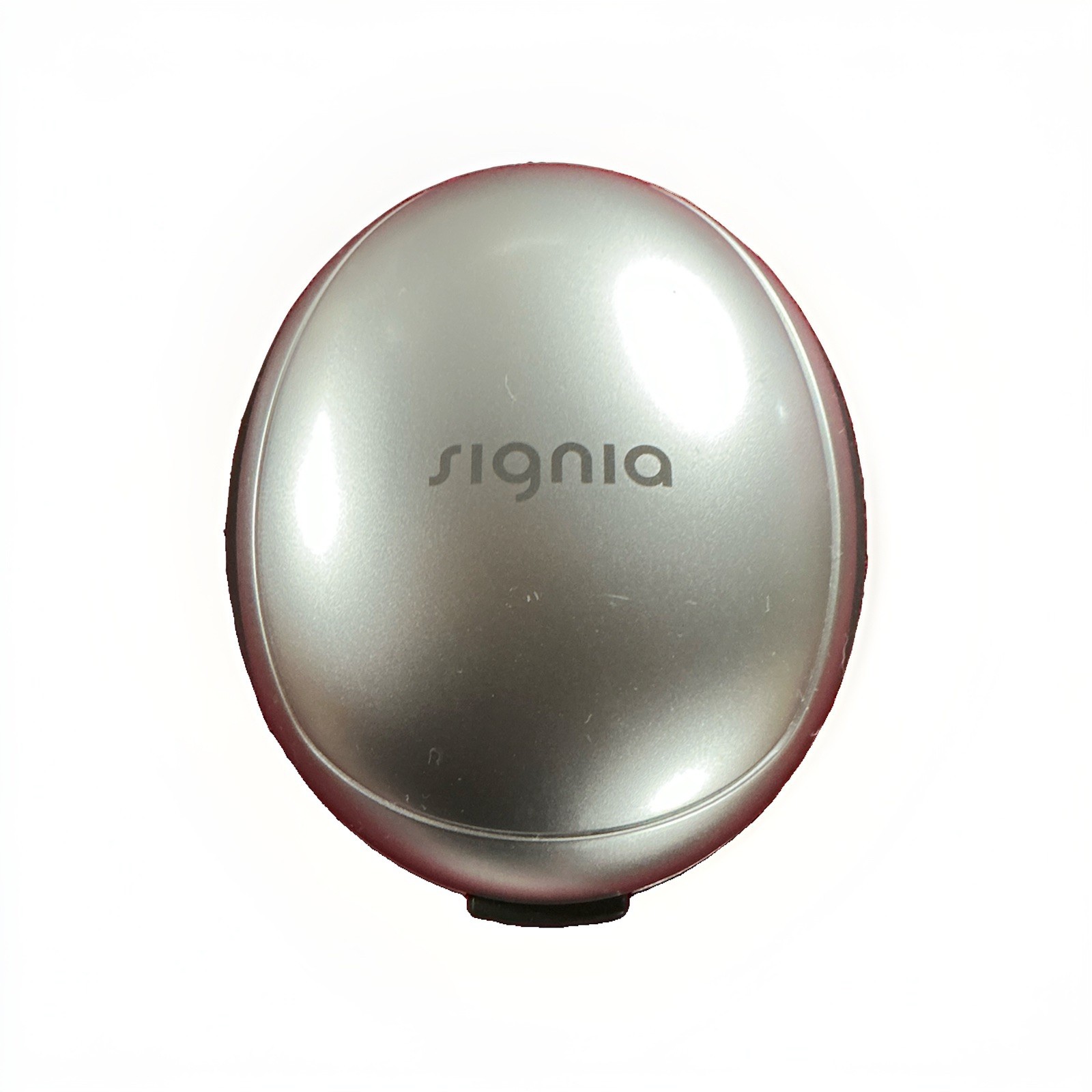 Signia RIC Hearing Aids Pair Rechargeable Silver w/ Charging Case
