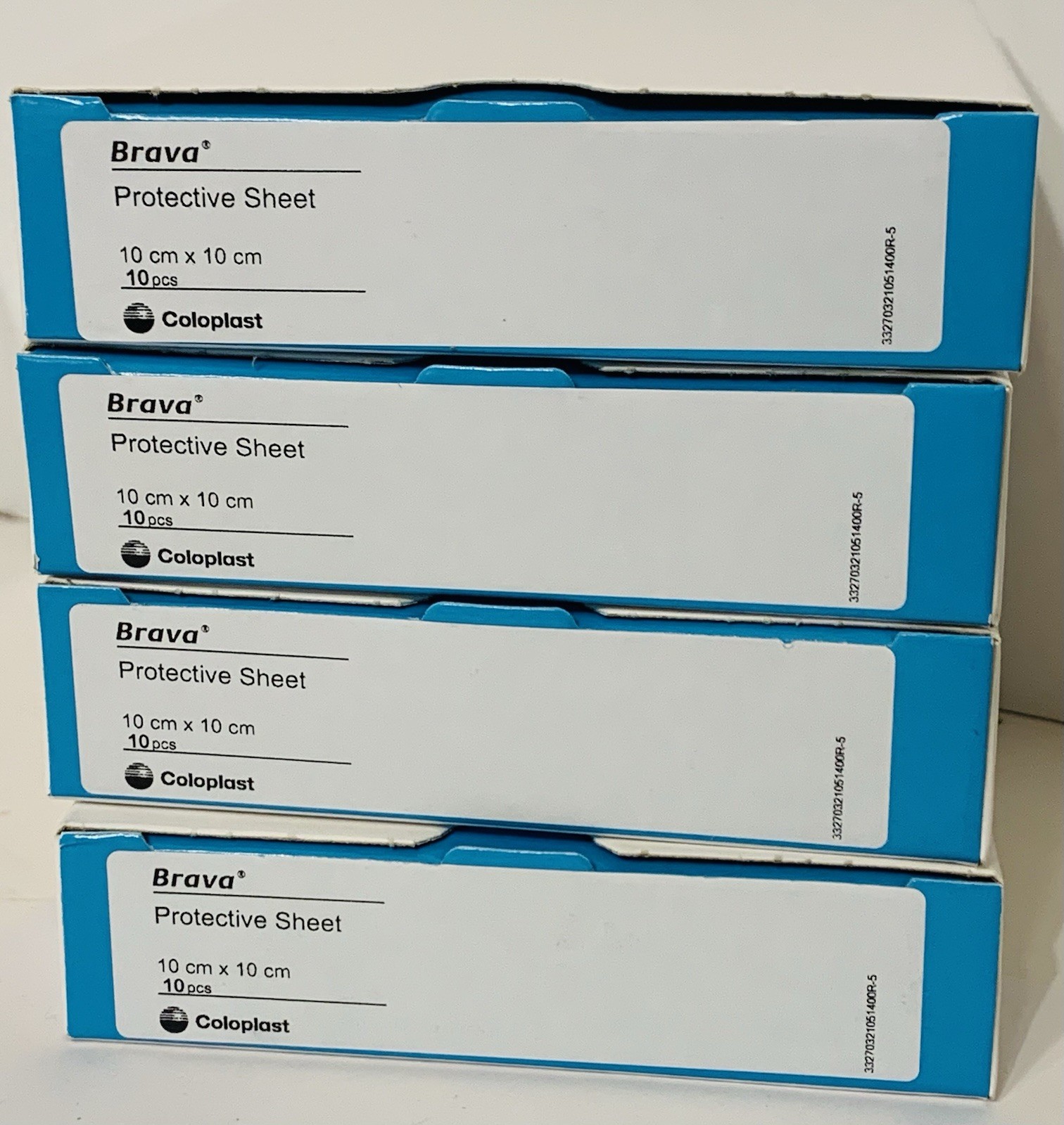 4 Boxes Of 10 Coloplast 032105 Brava Protective Sheets 4″ X 4″ 4BX/10EA Exp2028