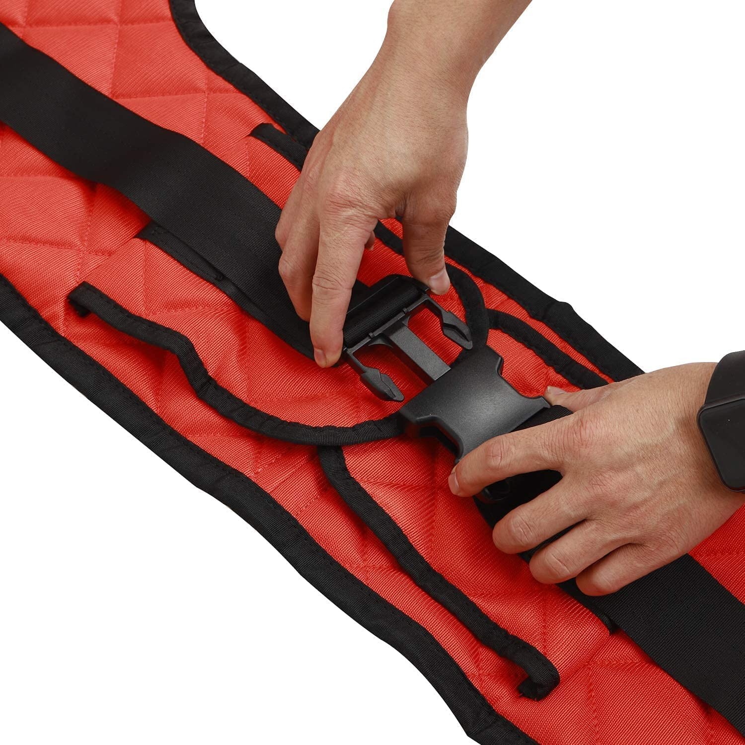 Lift Sling, Medical Patient Slings with Commode Cutout, Four XL, Red