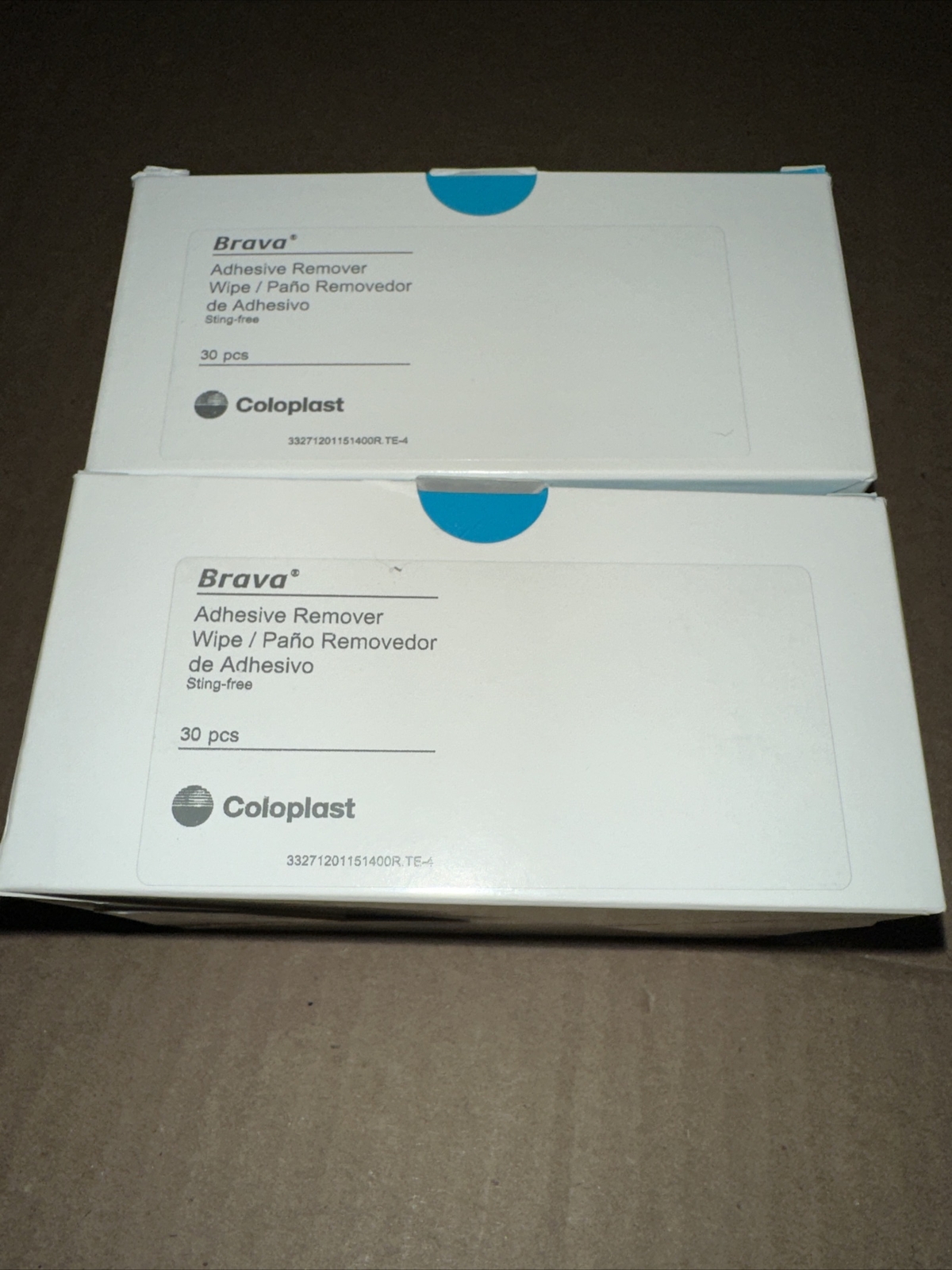 Coloplast 120115 Brava Adhesive Remover Wipes, Exp 7/24 + , 2 Boxes
