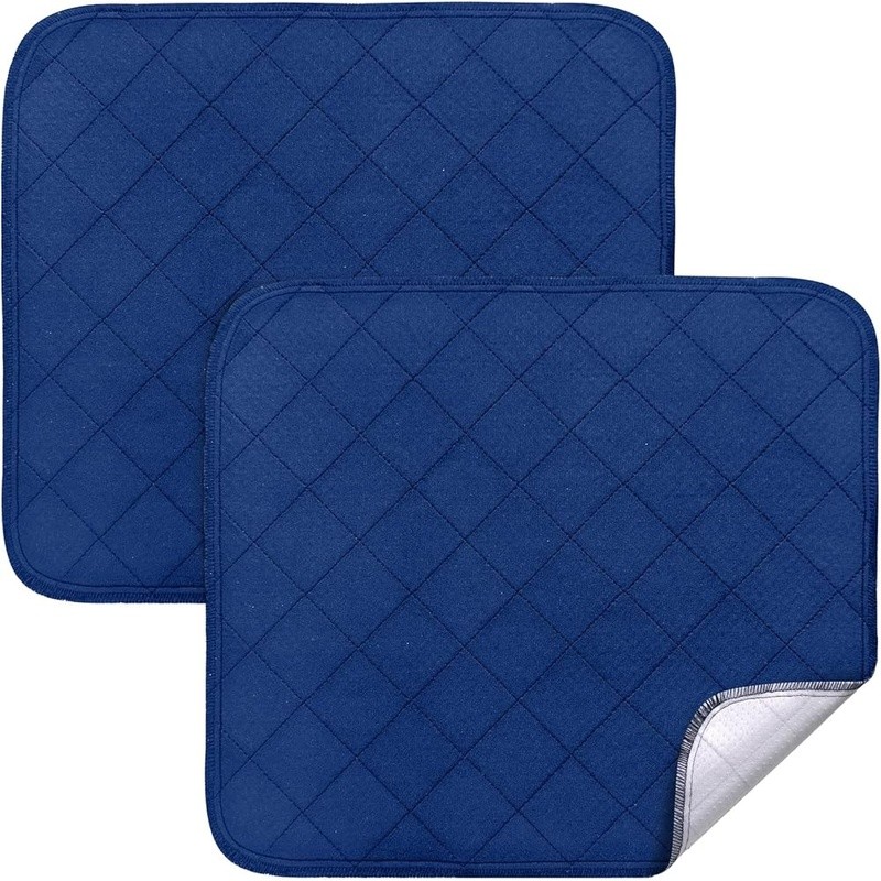 Waterproof Incontinence Chair Pads Reusable Non Slip Absorbent Microfiber New
