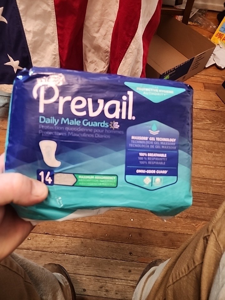 Prevail Daily Male Guards Incontinence Pads, 14 Count – 6 Pack (PV811) New