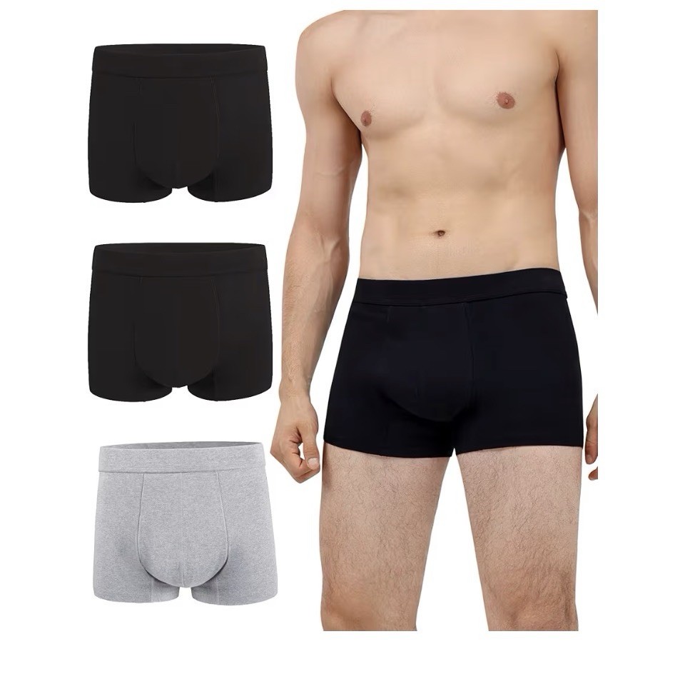 IRISMORII Mens Incontinence Underwear Washable Leak and Odor Protection 2XL