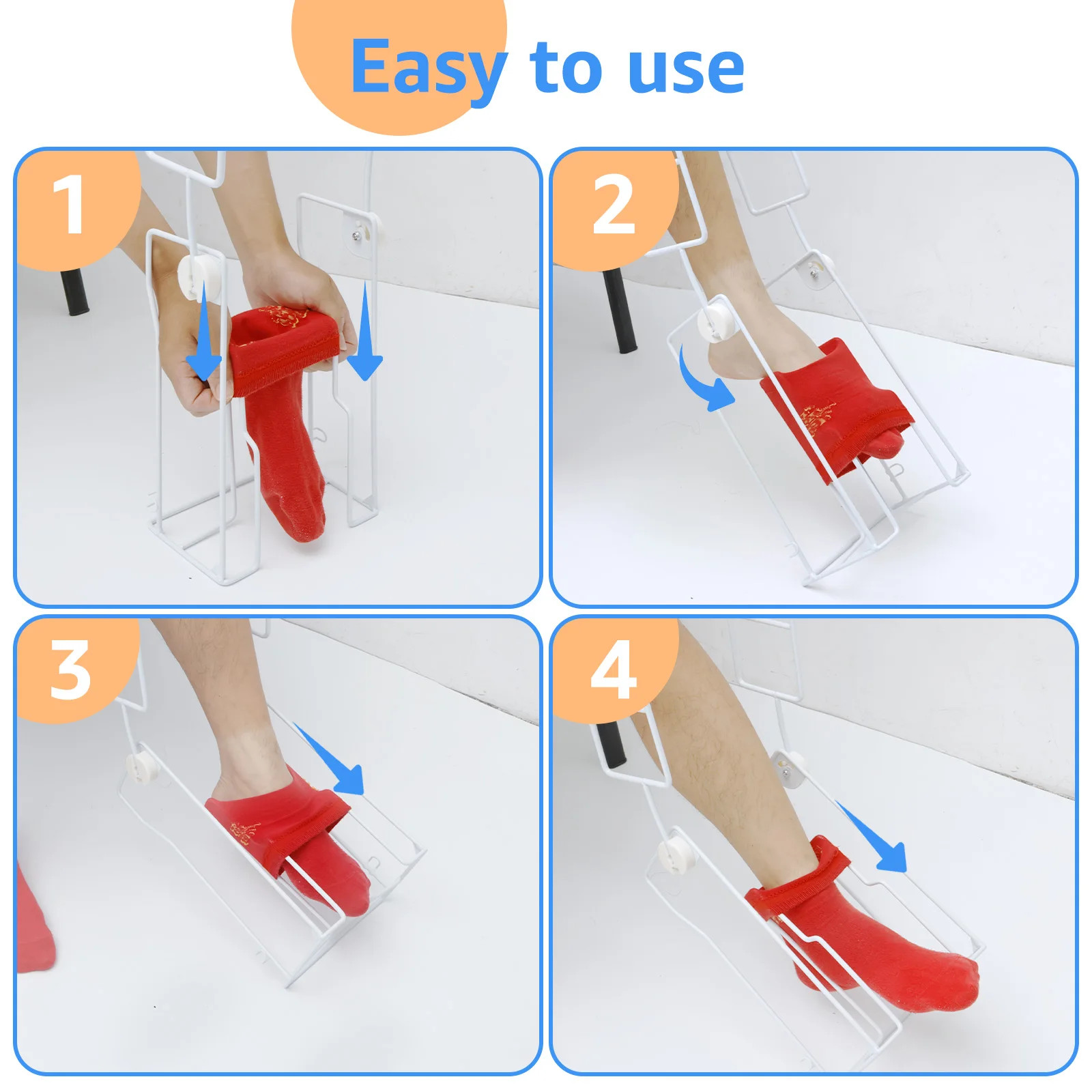 Flexible Slider Sock Helper Sock Aid Kit No Bending Sock Aid Tool Sock Assist De