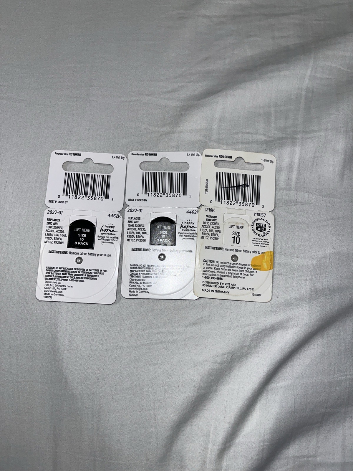 Hearing Aid Batteries HOME SIZE 10 (4 Years Of Dependable Shelf Life)