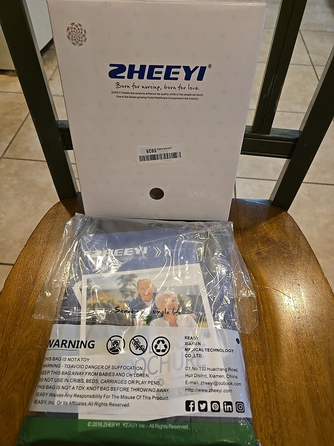 ZHEEYI Positioning Bed Pad w Reinforced Handles 100×120 Patient Transfer Sheet