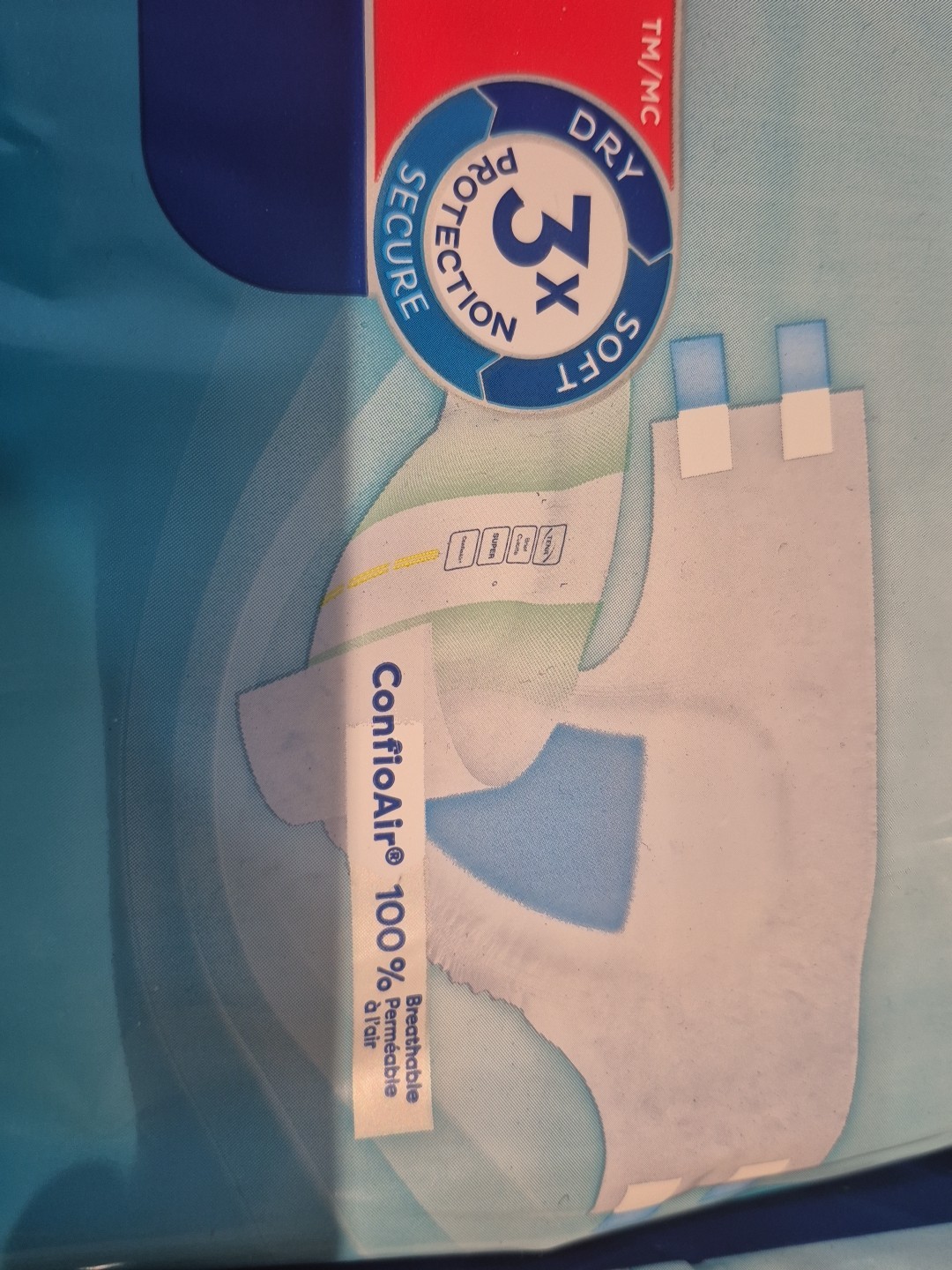 Lot Of 3 Tena Proskin Unisex Super Absorbency Briefs. Size Large (14 Count) X 3