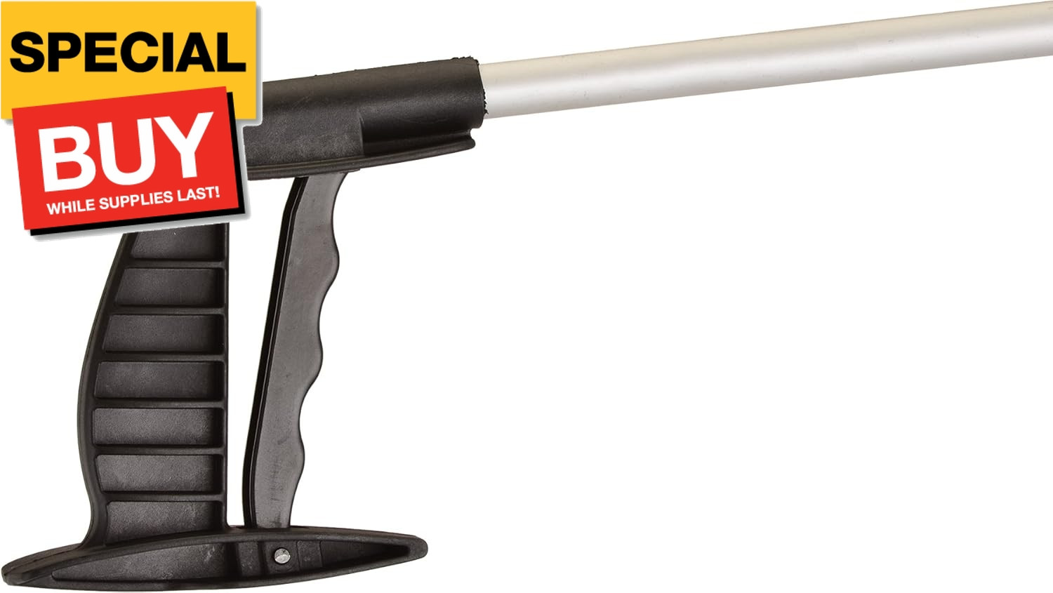 24” Long Reacher, Lightweight Grabber with Wide Gripper, Hook & Magnetic Tip, Ro