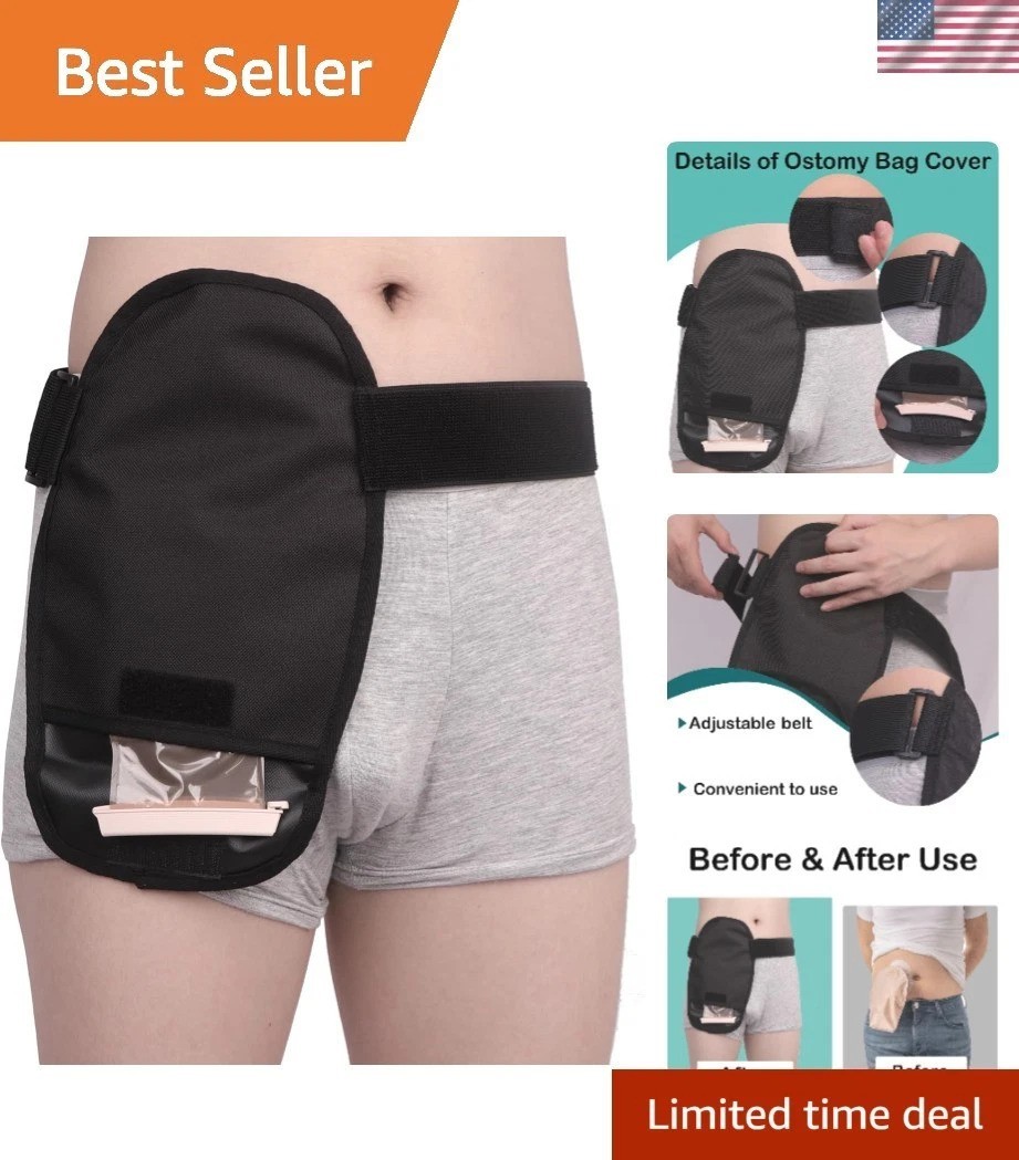 Waterproof Ostomy Bag Covers Adjustable Universal Stoma Pouch Cover for ileos…