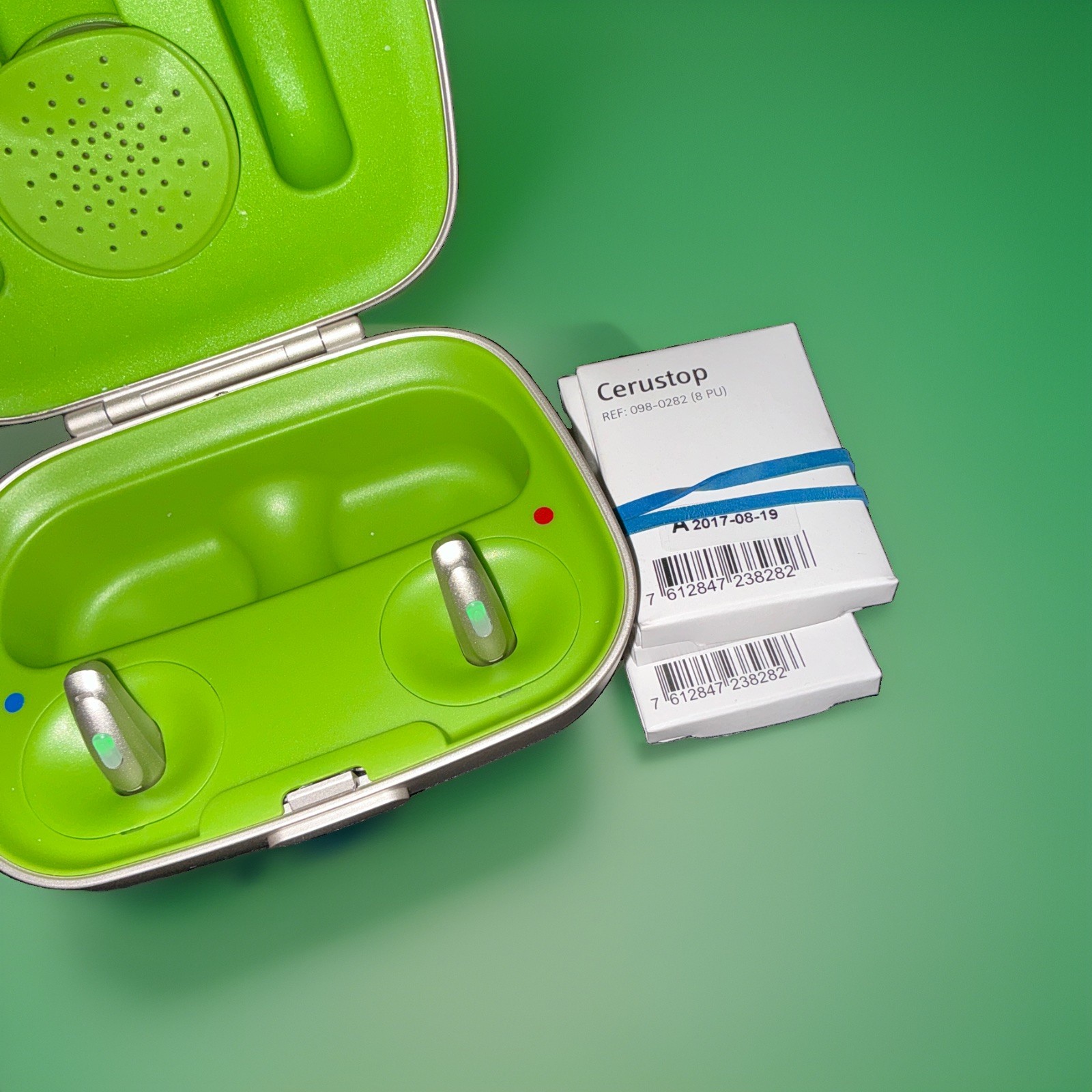 Phonak 0459 audeo Both Ears listening soulutions w/ charger Case