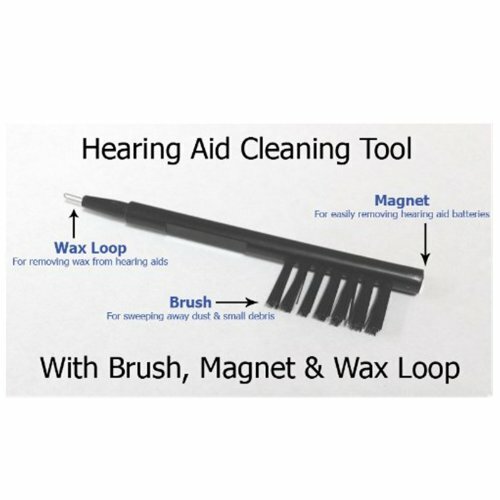 1PC Brand New Multi-function Hearing Aid Cleaning Brush Tool Kit with Wax Loop