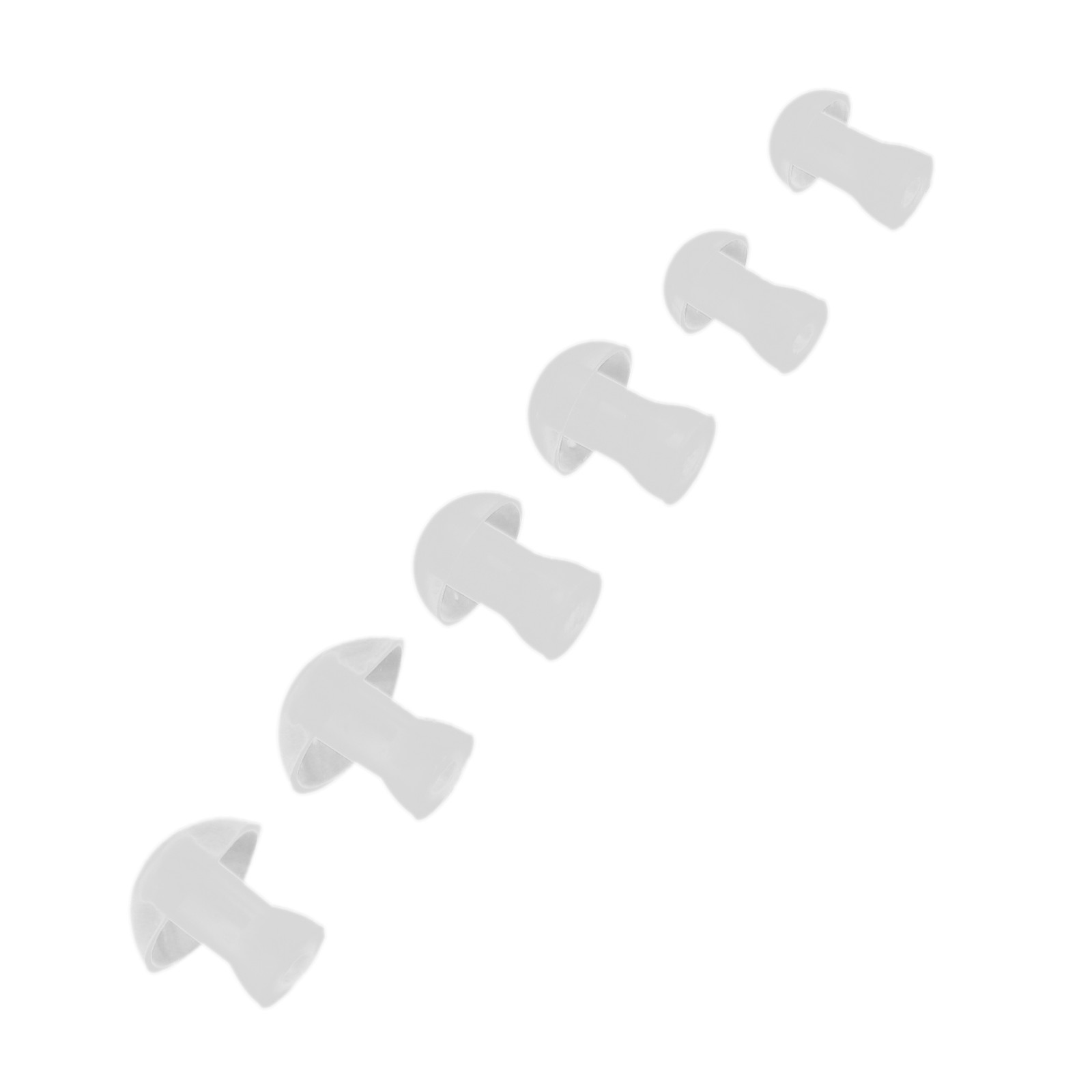 6pcs Hearing Aid Earplug Soft Silicone Replacement Buds For All-Day Comfort
