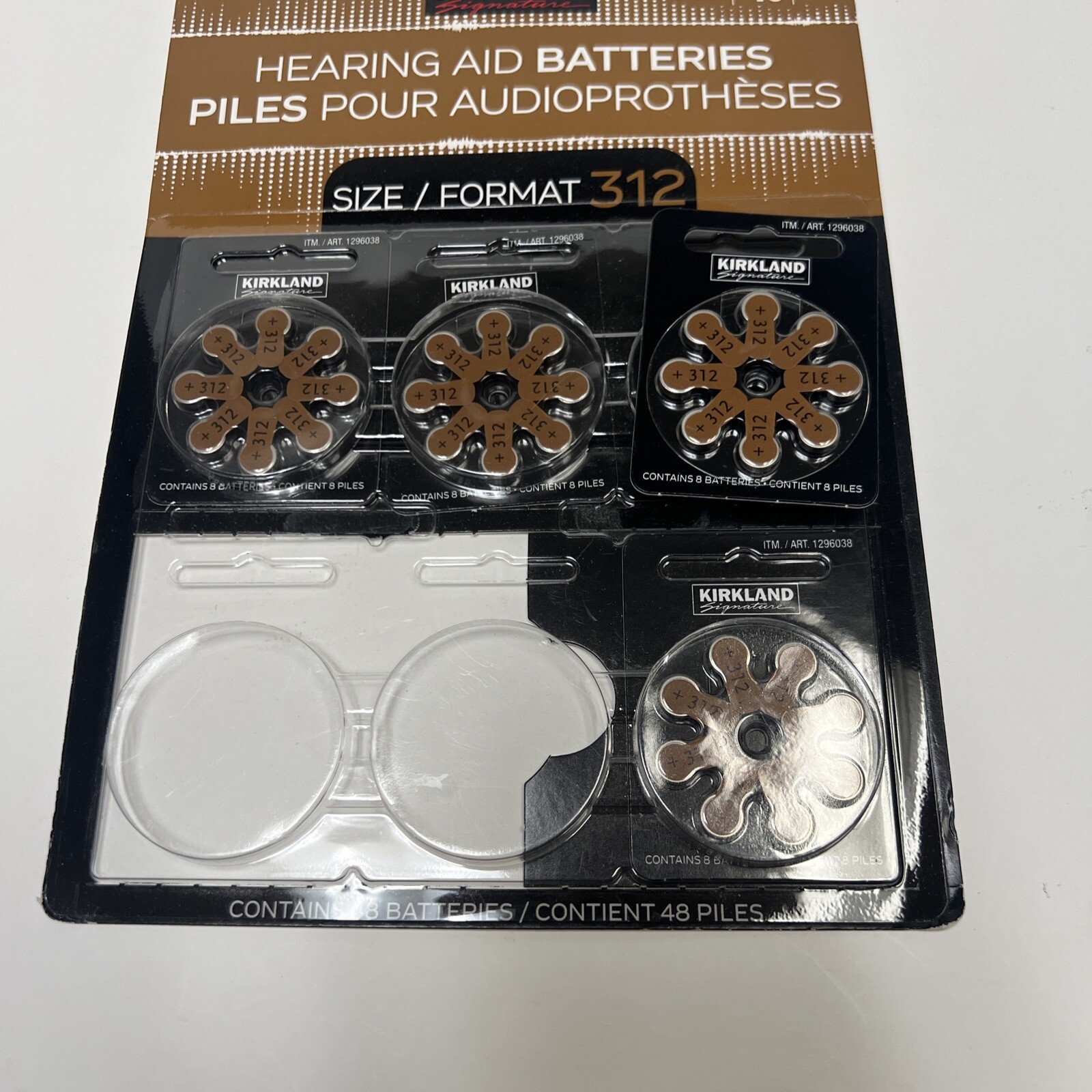Kirkland Signature 32 In Pack Hearing Aid Batteries size #312 NEW Exp 2026