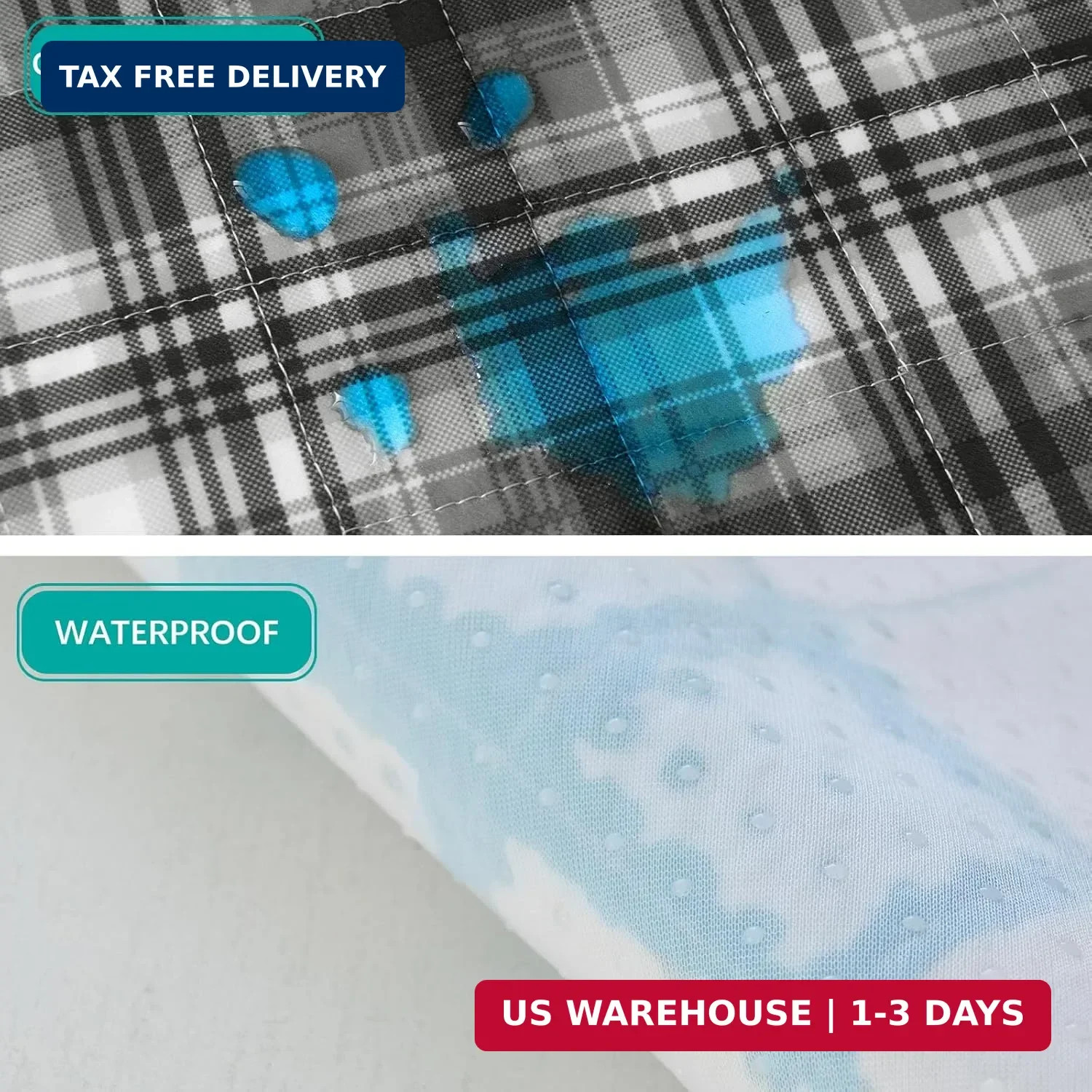 Washable Waterproof Incontinence Bed Pads – 34″ x 36″(4 Pack) , Reusable Heavy A