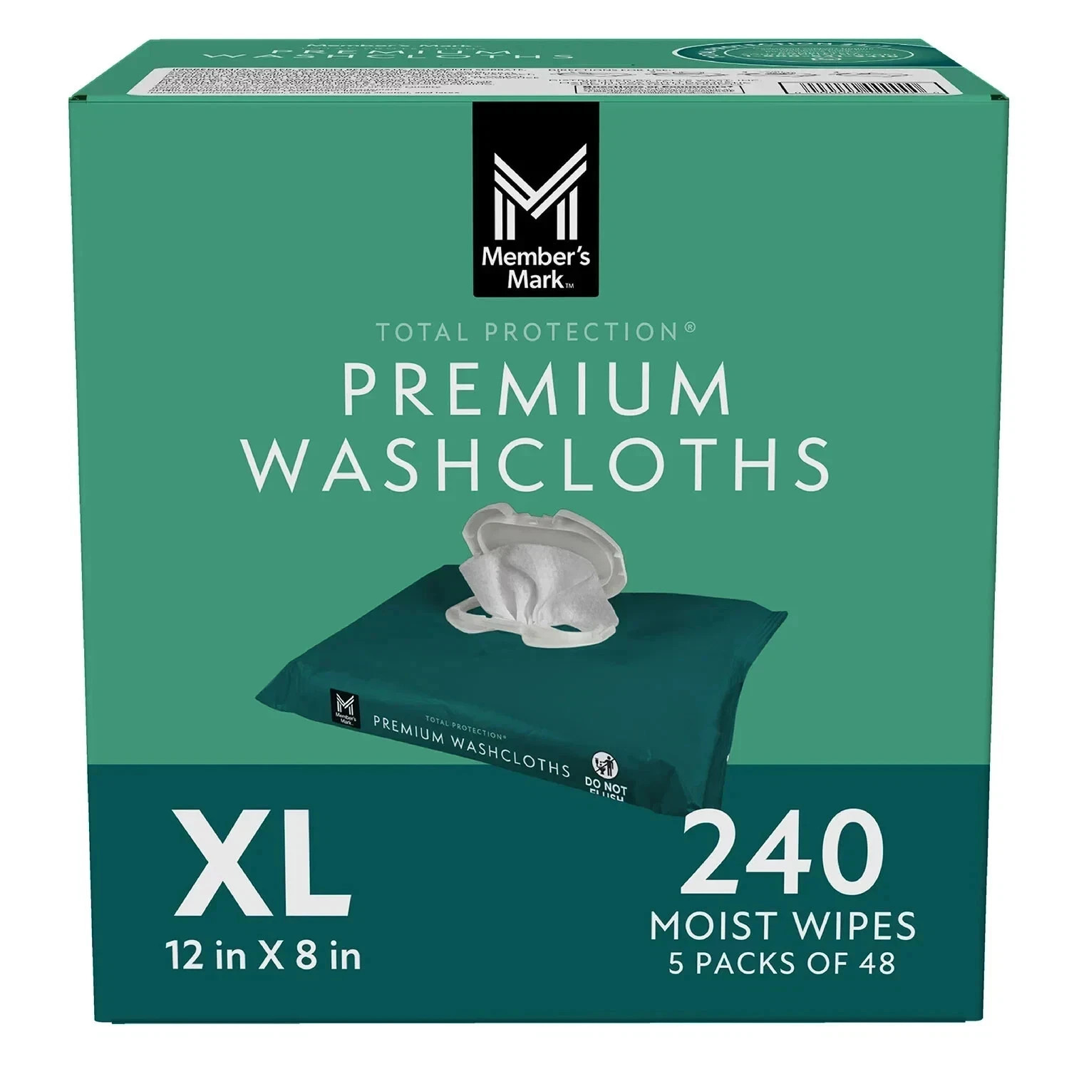 Member’s Mark Adult Washcloths, 240 ct.