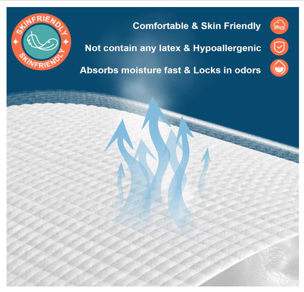 AAY Disposable Bed Pads 30×36 100Ct Super Absorbent Leakproof