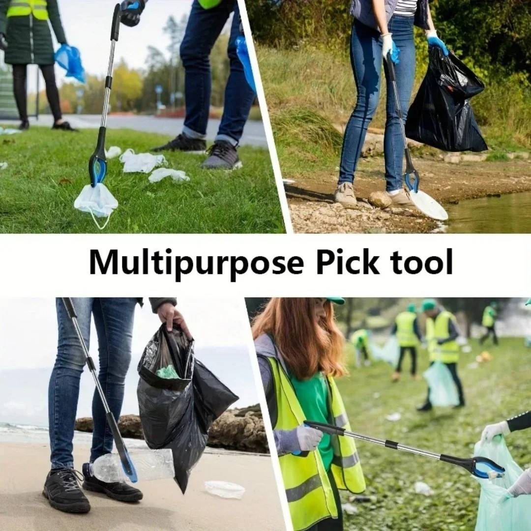 32 Inch Garbage Picker Gripper 360° Rotating Heavy Duty Elderly Grabber Tool USA