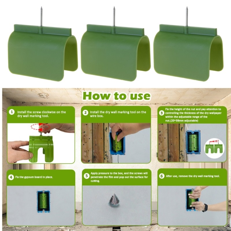 Ergonomic Design Multipurpose Wall Outlet Guide Tool For Professional Installers