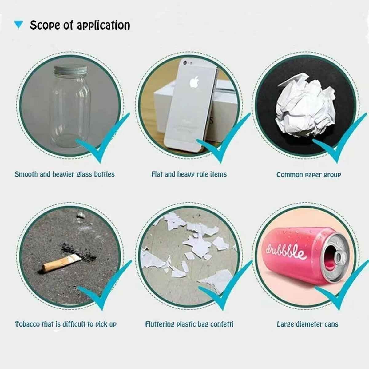 ABS Plastic, Rubber material multi-function grabber, convenient and foldable US