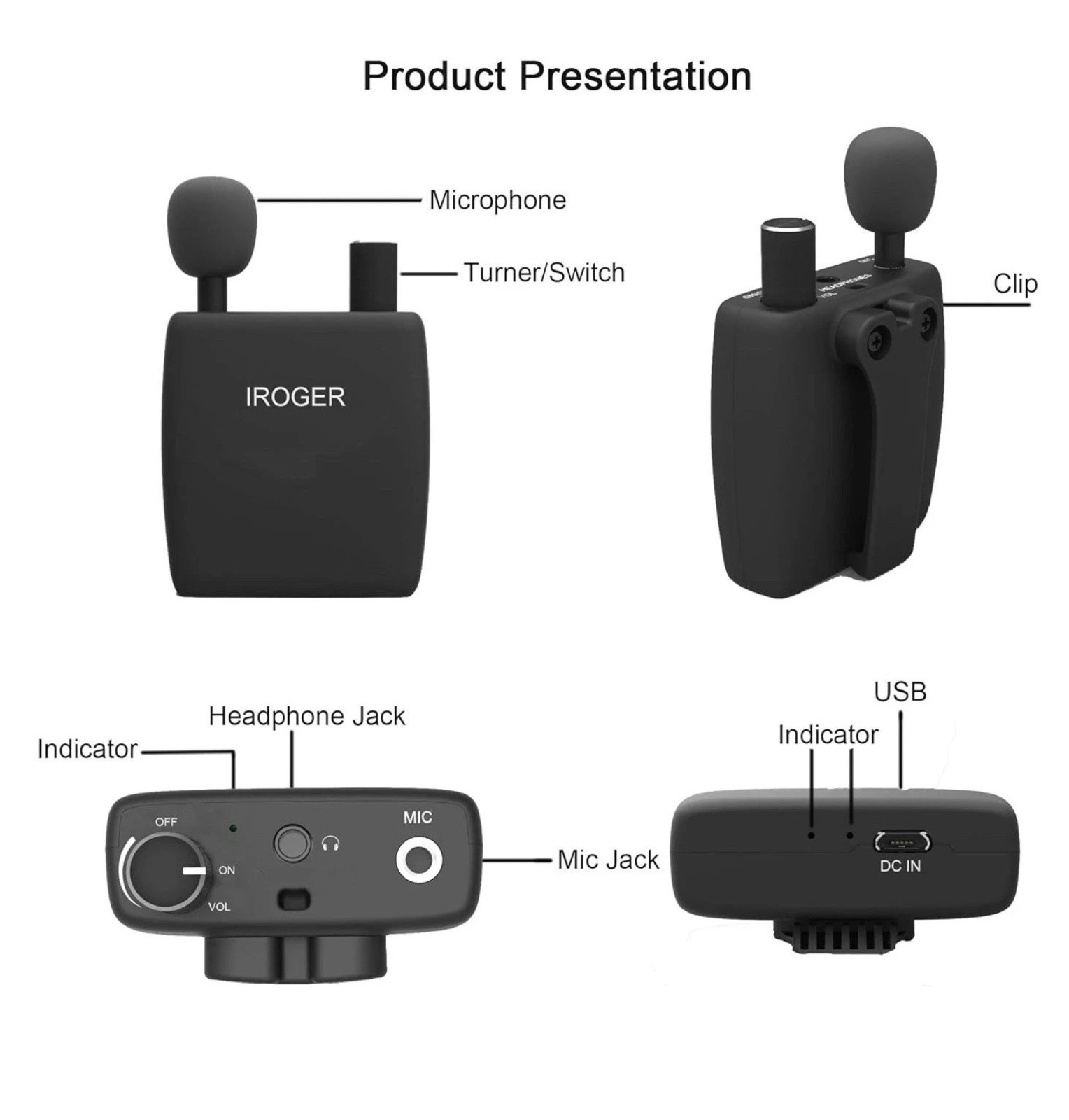 🏅Hearing Amplifier RECHARABLE, Portable, Sound Amplifier, Smart Auto-Gain