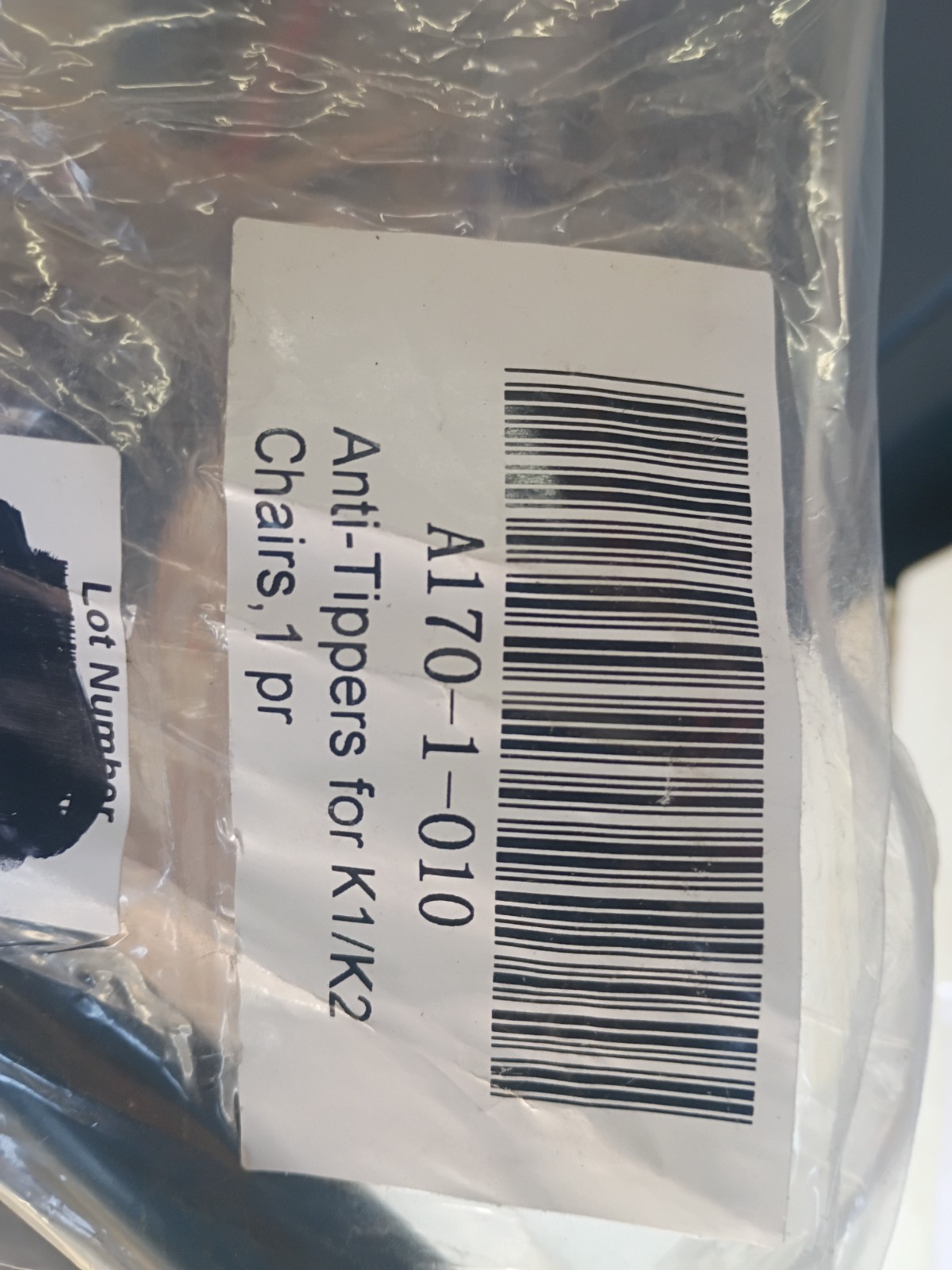 A170-1-010 Anti Tippers for K1/K2 Chairs
