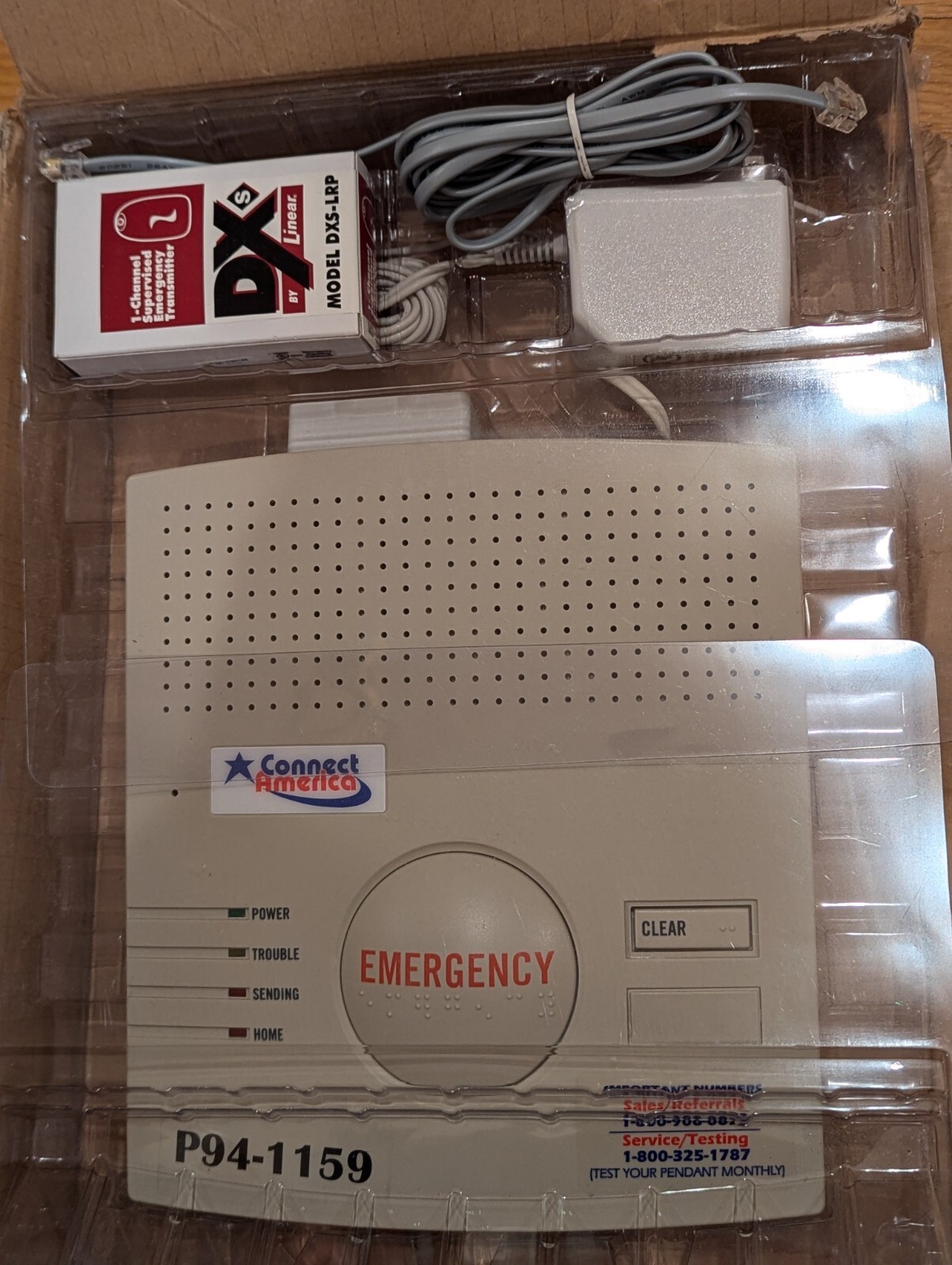 Medical Alert PERS-2400B Personal Emergency Reporting System – New