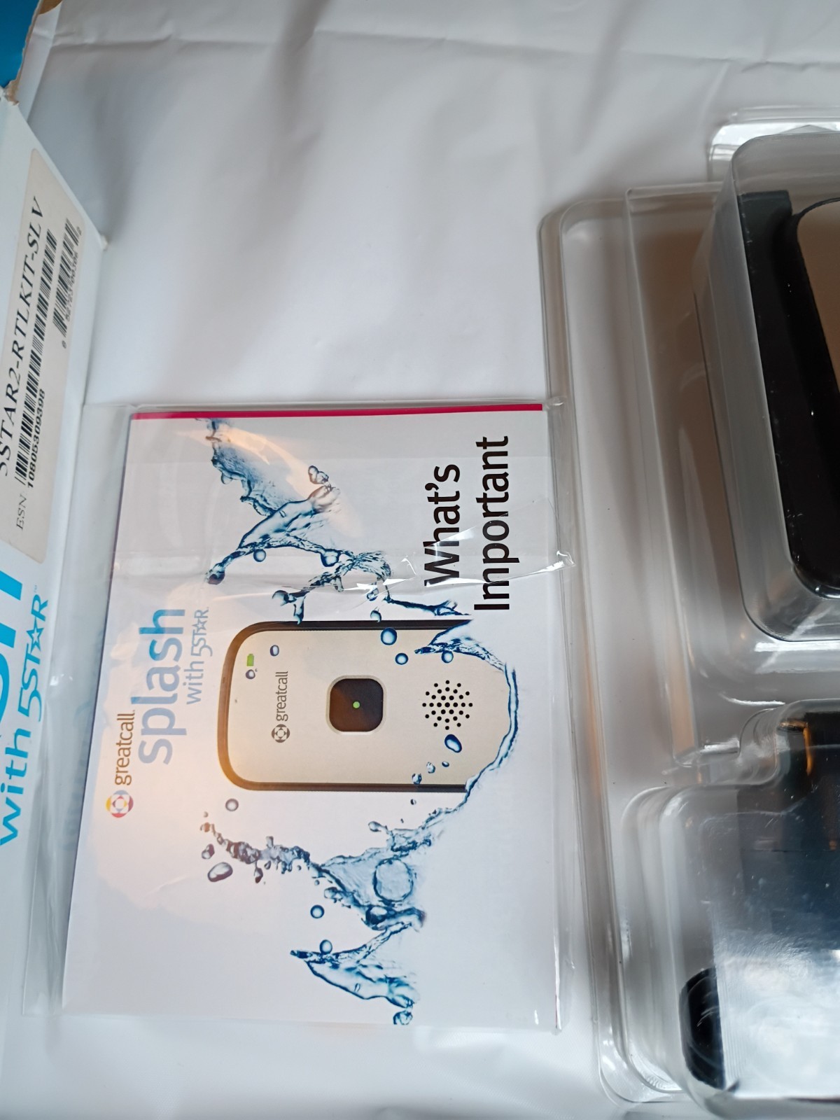 GreatCall 5Star Urgent Response Medical Alert Device Silver Open Box