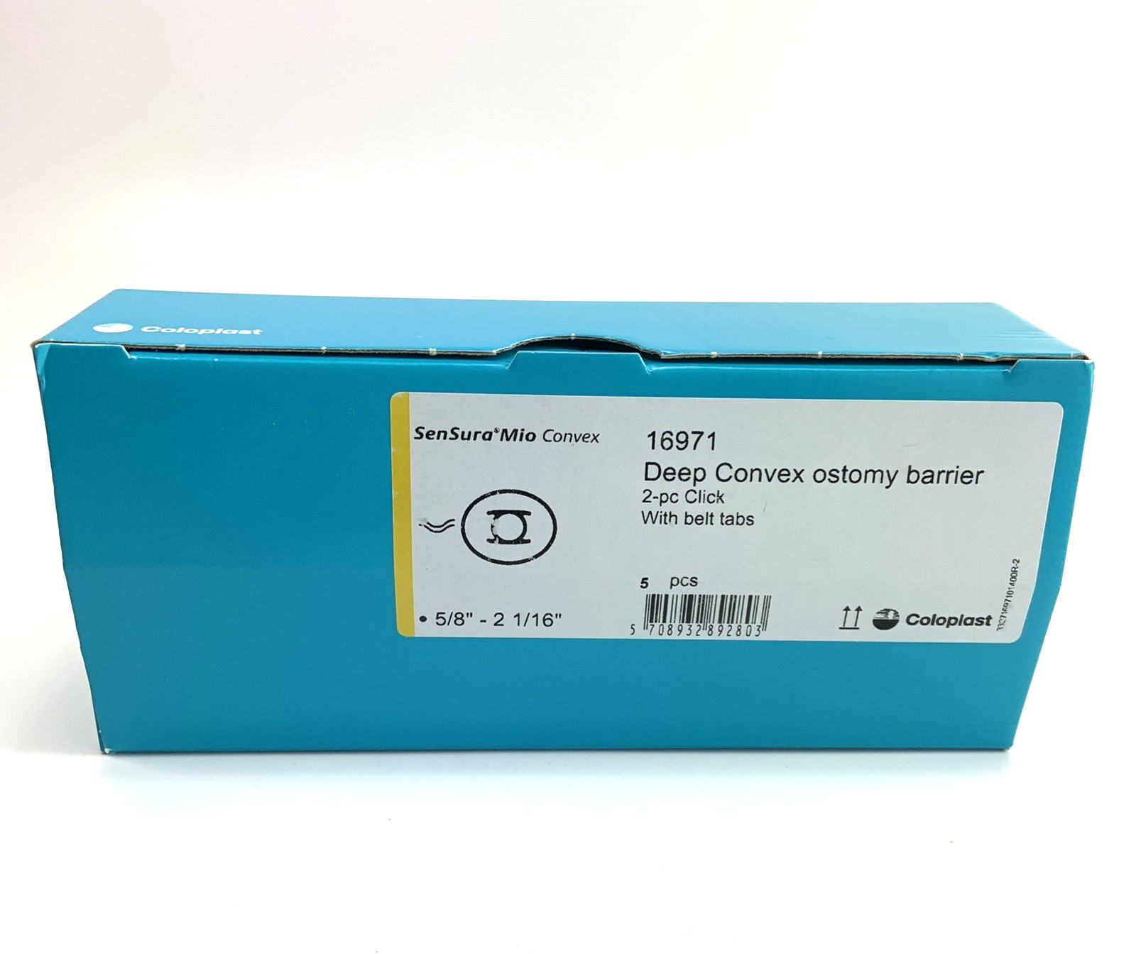 10 Coloplast 16971 Mio Convex Barriers 5/8″- 2-1/16″ Cut To Fit Exp 2027