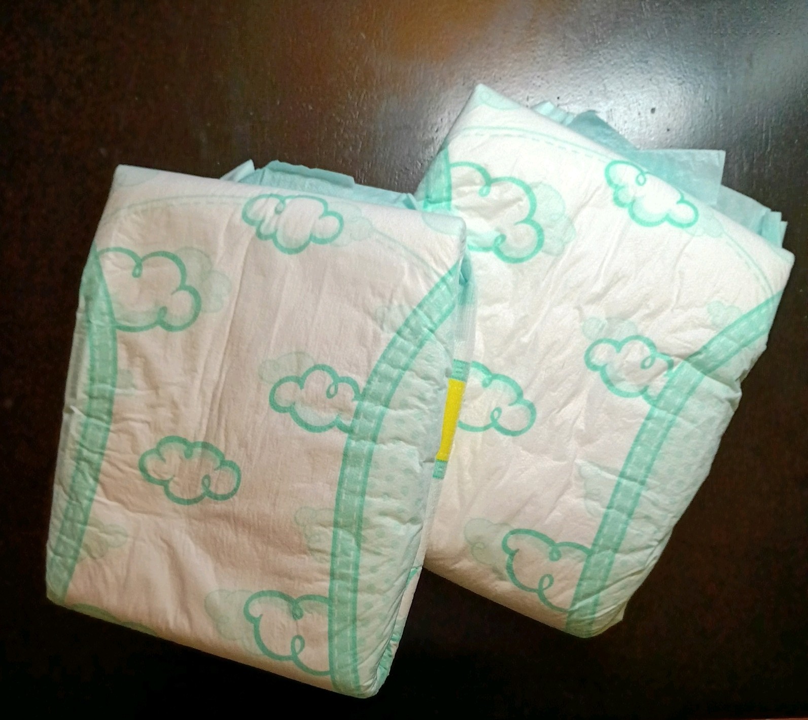 2 CLOTH BACKED Kiddo Premium Night Size Large Diapers ABDL Pampers Adorrible