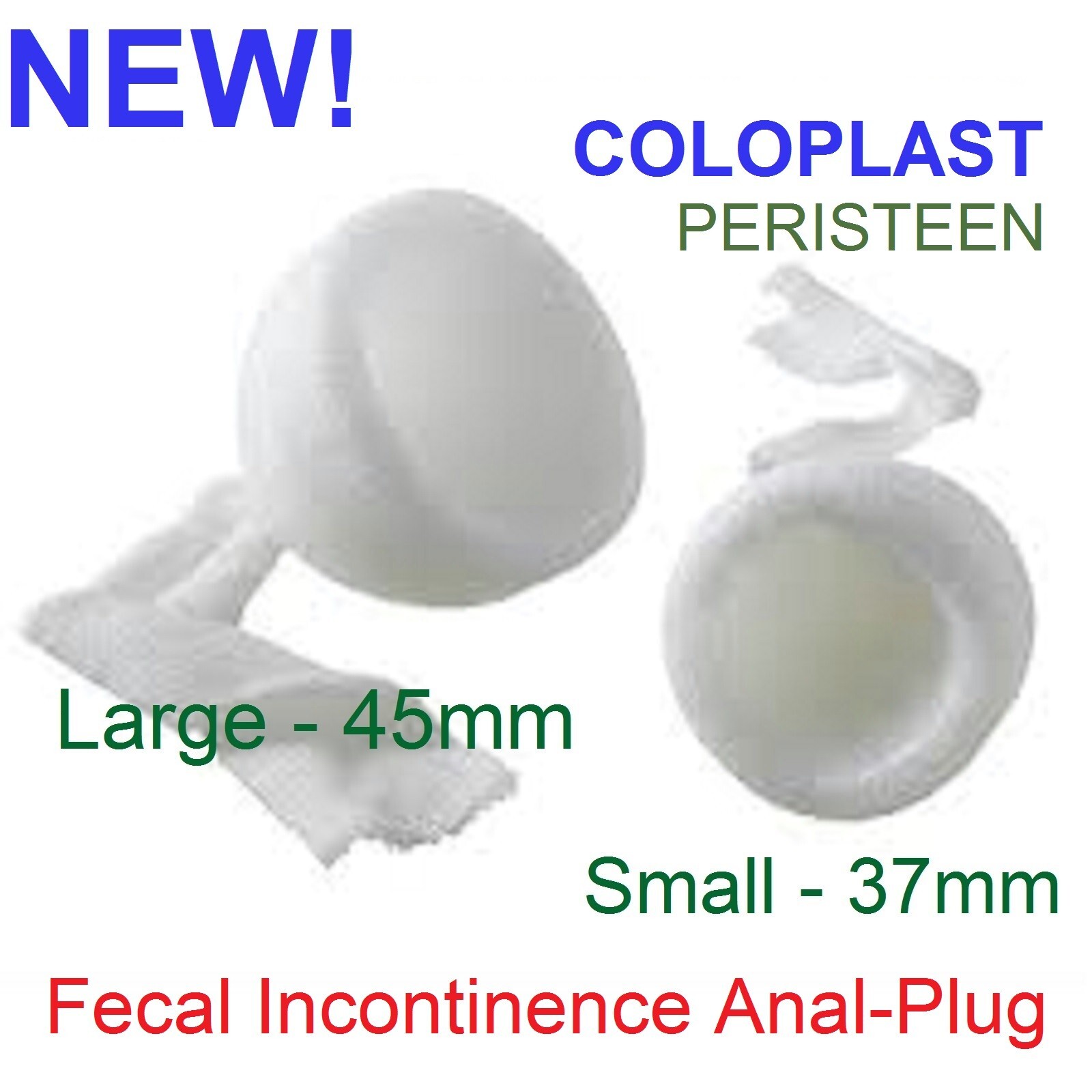 Lot 20 Small Peristeen Fecal Incontinence Rectal Bowel Plug Tampon LOWEST PRICE