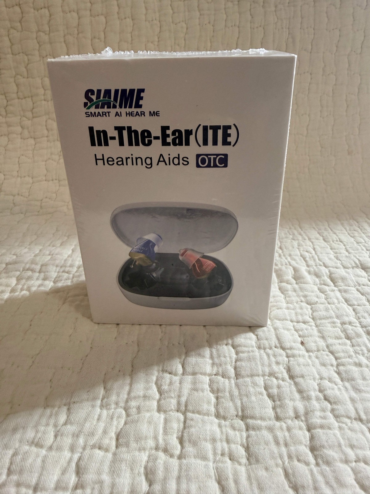 SHAIME ITE OTC Hearing Aids Pair Smart AI Hear Me Color Coded Red Blue Charging