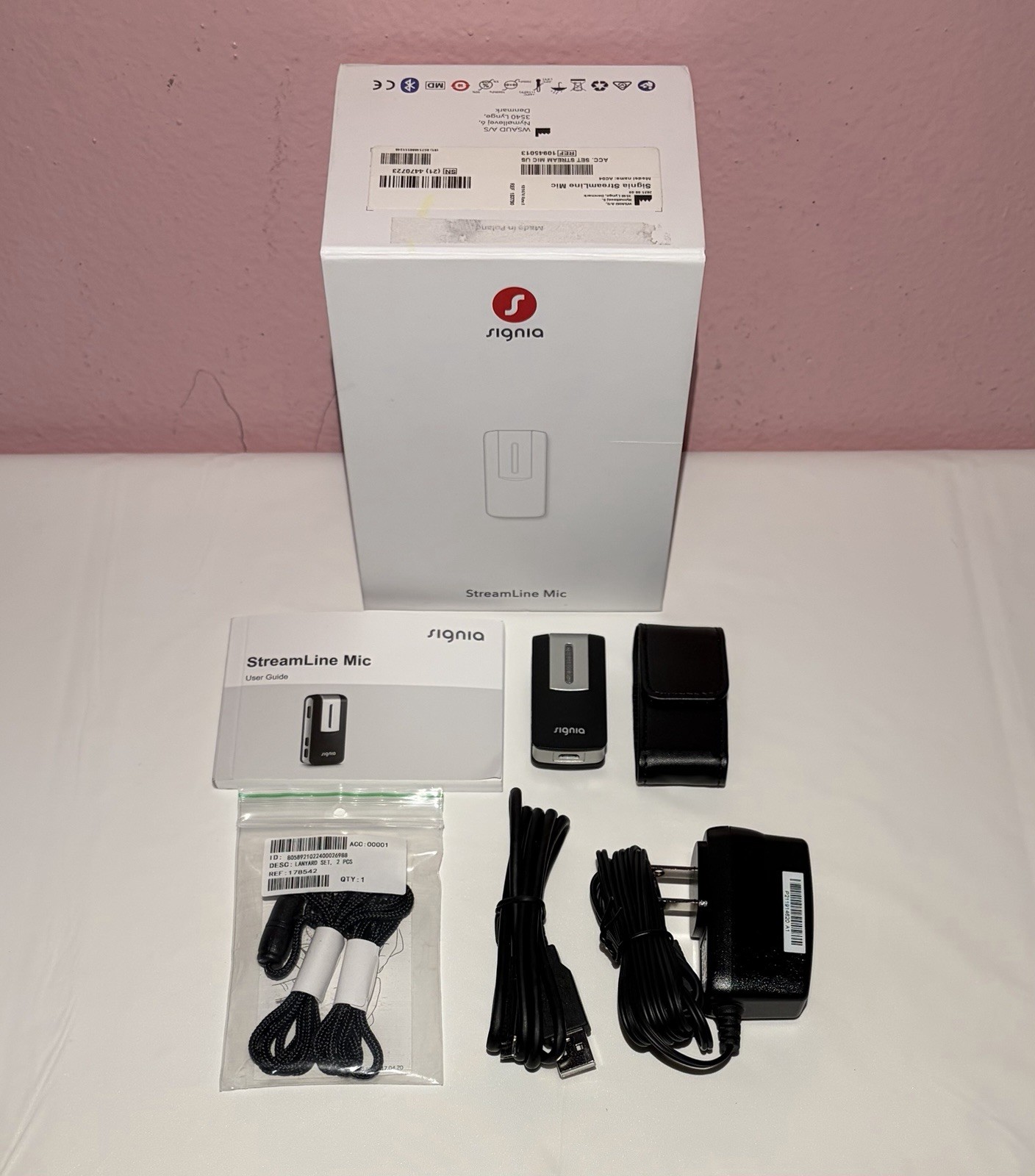 Signia StreamLine Mic AC04A Bluetooth Hearing Aid Mic