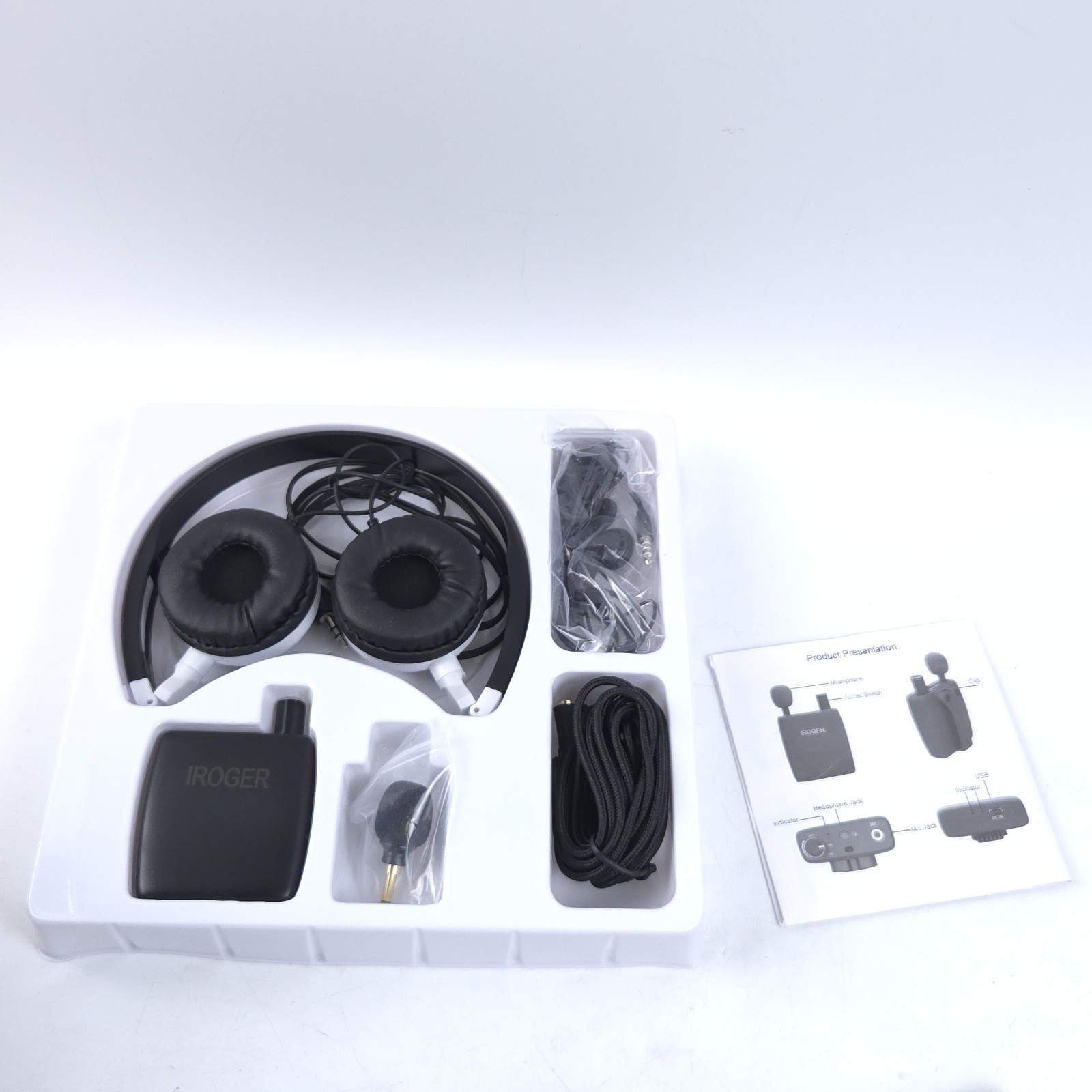 IROGER Rechargeable Hearing Amplifier Device For Seniors With Directional Mic