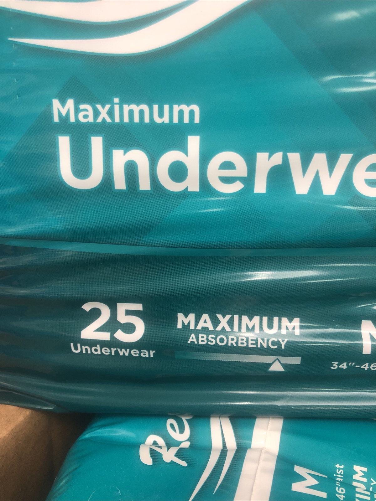 Rely Maximum Adult Underwear Absorbency Underwear Medium Diapers 100Pair – NEW