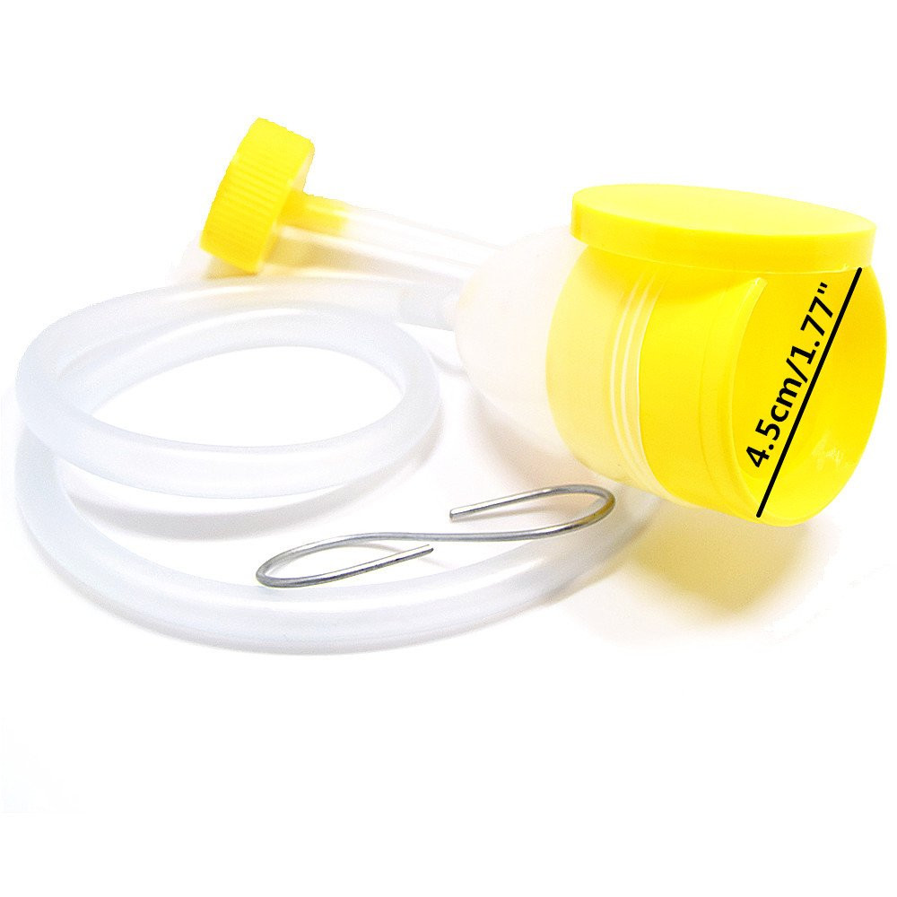 Male Men’s Travel Bed Urinal Pee Bottle | Mens Urine Collector with Hose,Night