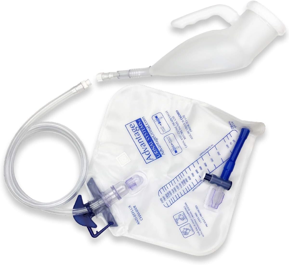 New! Advantage Urinal System – Lightweight, Portable, Replaceable Collection Bag