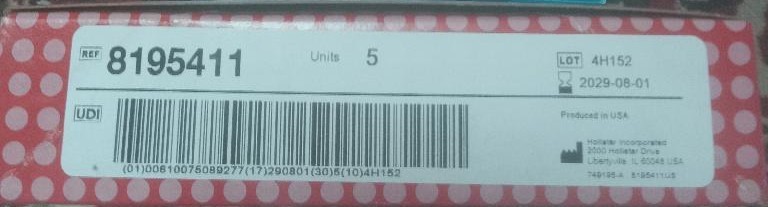 8195411 Hollister CeraPlus Soft Convex 1-Piece 12” Drainable Pouch, Cut-to-Fit
