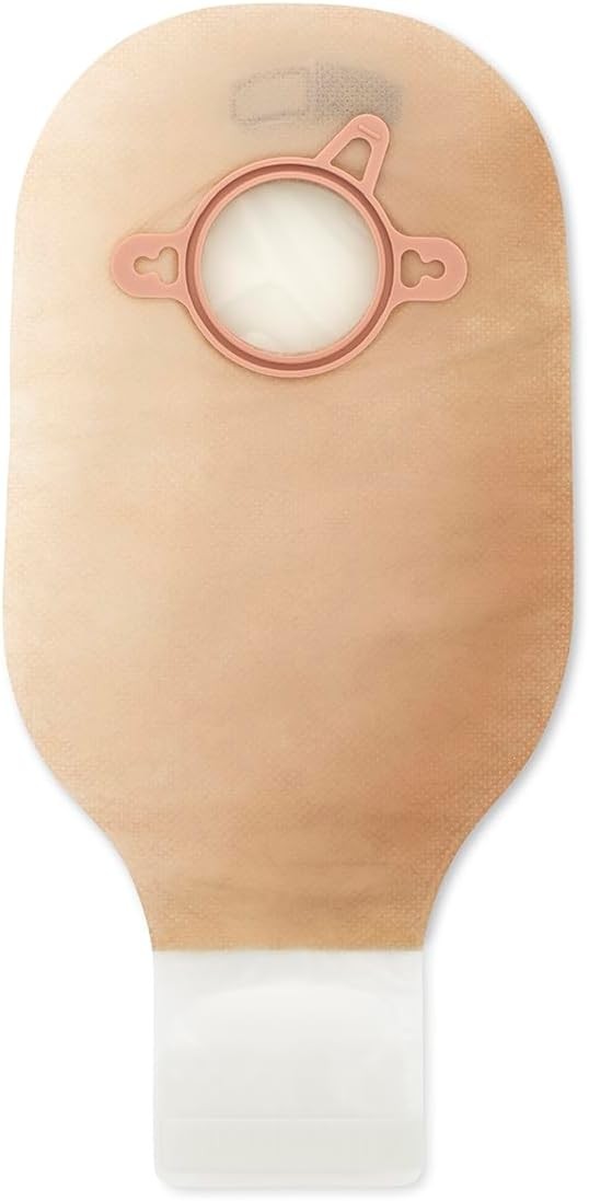 18194 New Image 2-Piece 12″ Drainable Ostomy Pouch Blue Color Code Match 10 Pack