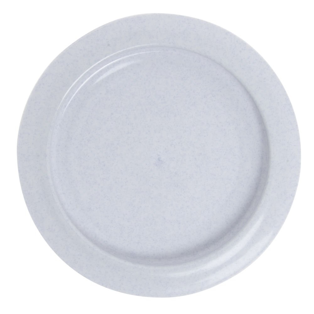 Maddak Ableware Blue Polypropylene Inner Lip Plate – 9″Dia x 1″H