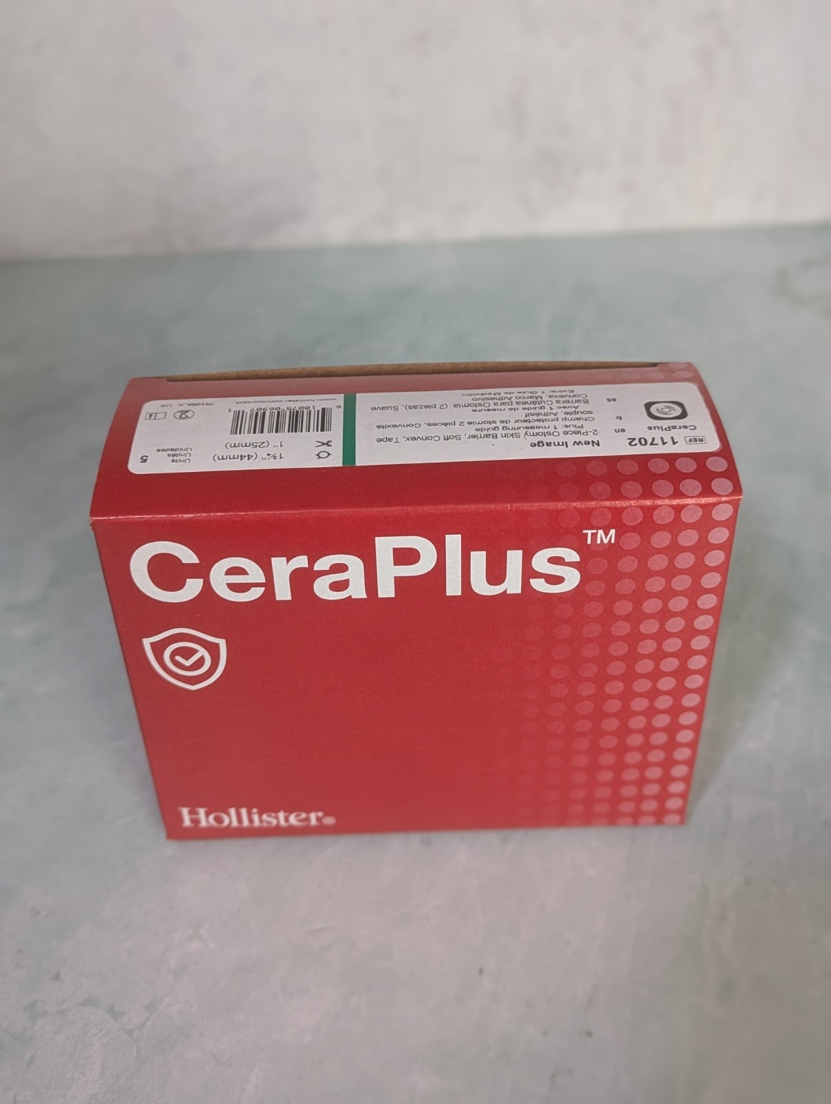 Hollister 11702 CeraPlus Skin Barrier 2 PC Convex 1-3/4″ x 4 Boxes -20 Units – B