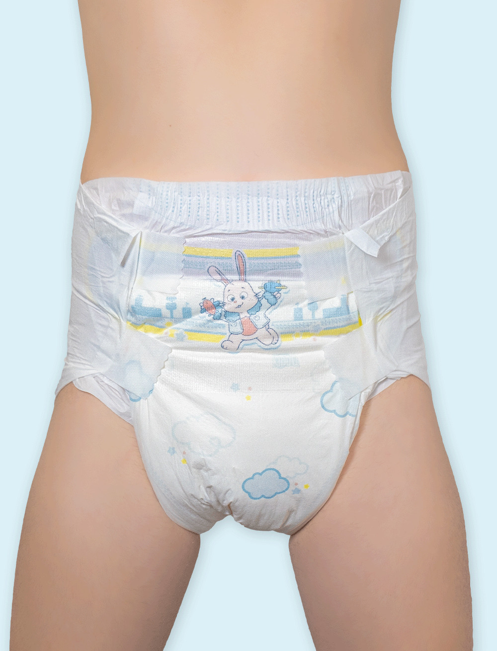 Kiddo Fluffy Fly Adult Diaper ABDL High absorbency Brand new Medium/Large/XL